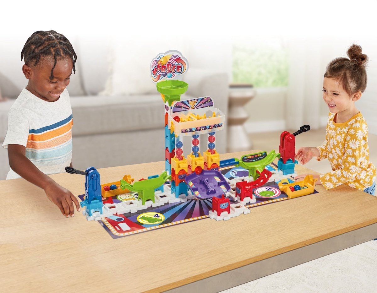 Juego de mesa Marble Rush Circuito de canicas interactivo Vtech 2
