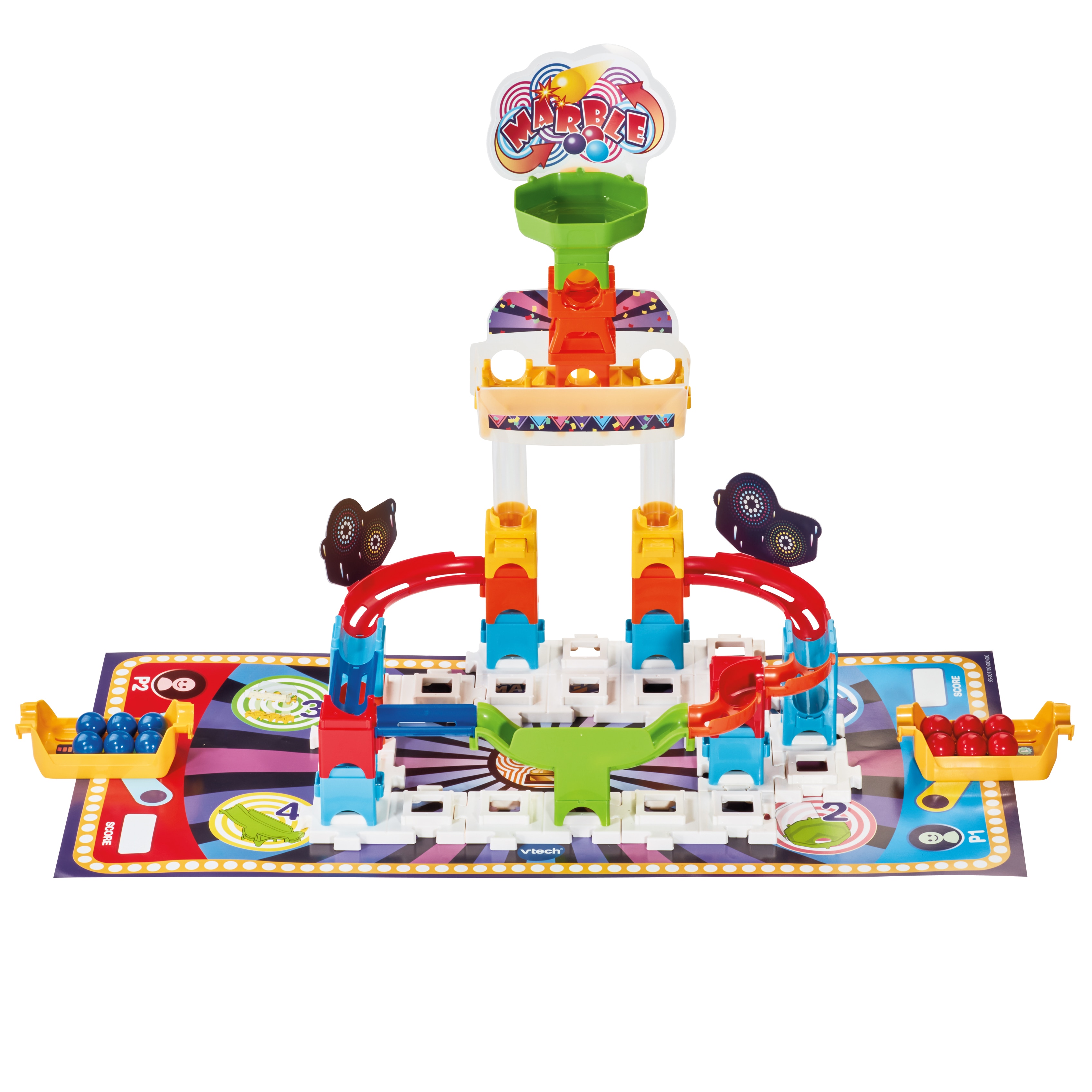 Juego de mesa Marble Rush Circuito de canicas interactivo Vtech 4