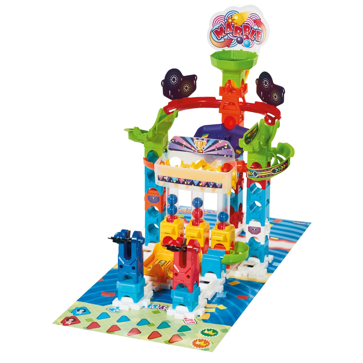 Juego de mesa Marble Rush Circuito de canicas interactivo Vtech 6