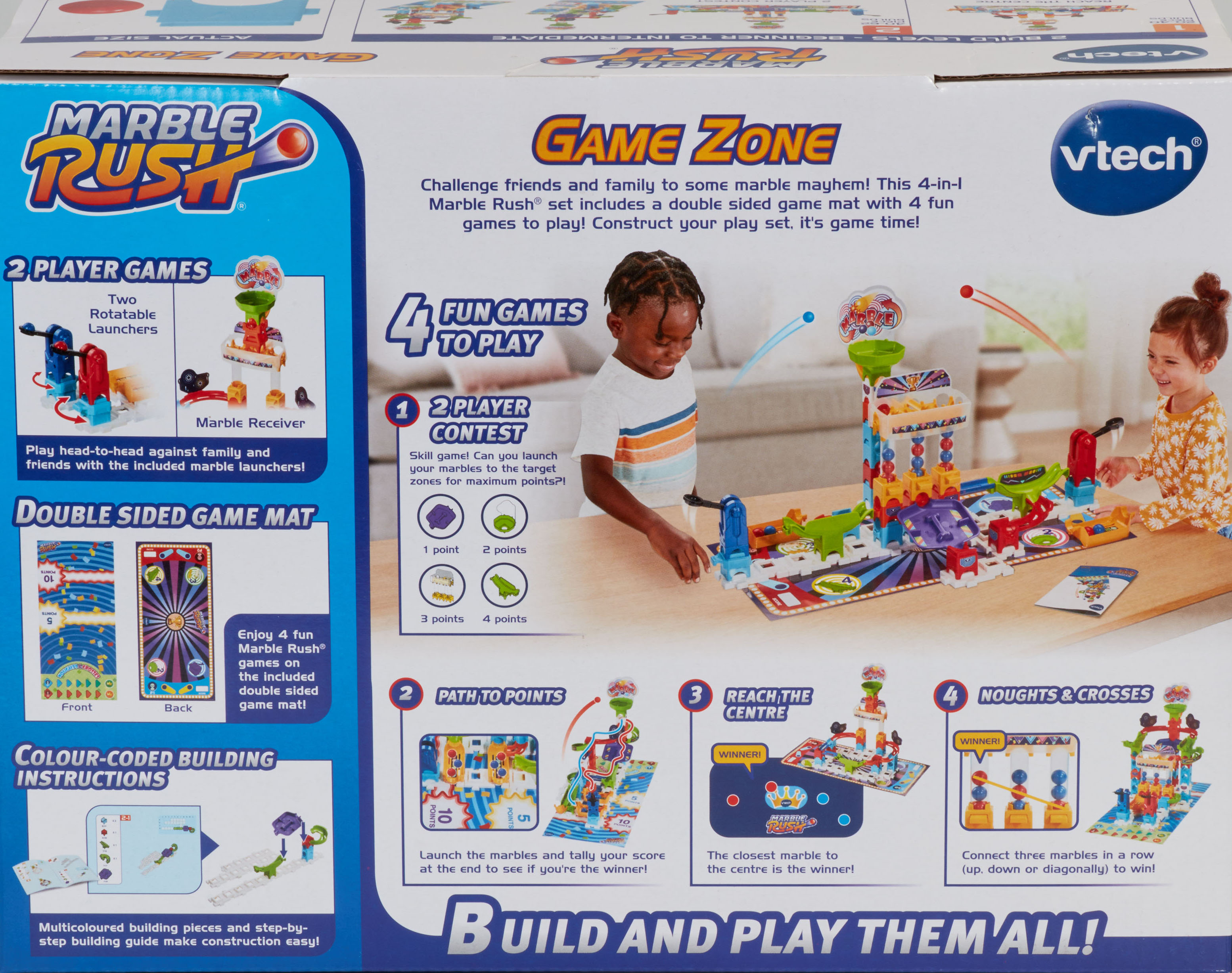 Juego de mesa Marble Rush Circuito de canicas interactivo Vtech 8
