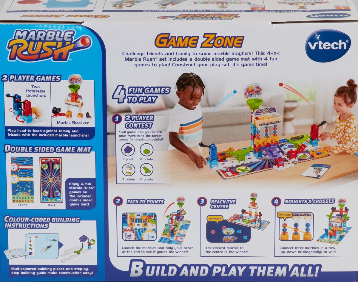Juego de mesa Marble Rush Circuito de canicas interactivo Vtech 8