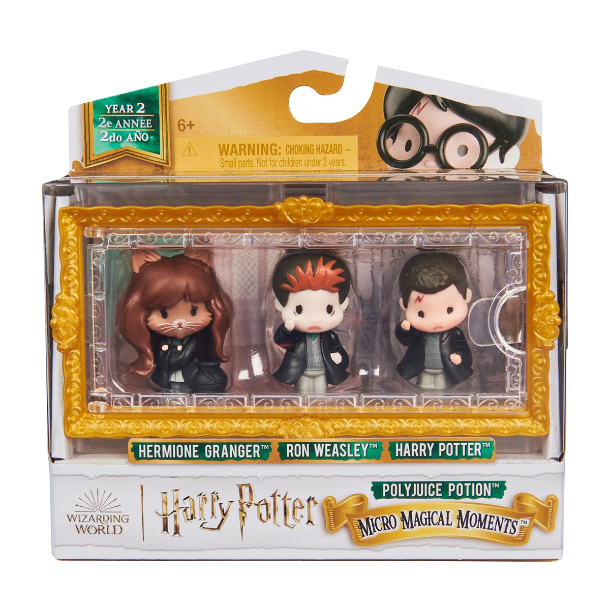 Imagen 0 de Pack minifiguras Harry, Ron y Hermione Wizarding World