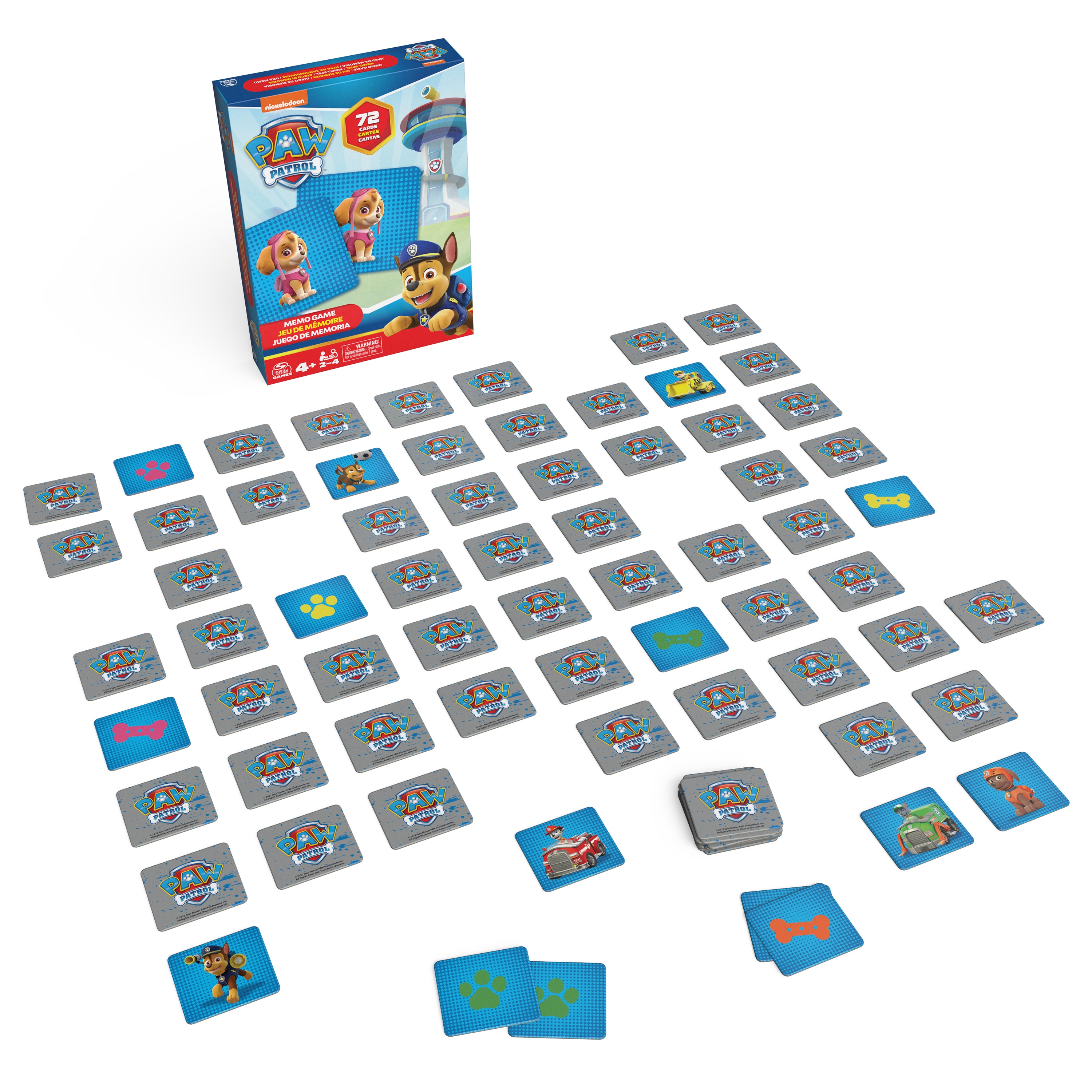 Juego de mesa Memory Game Patrulla Canina Spin Master 3