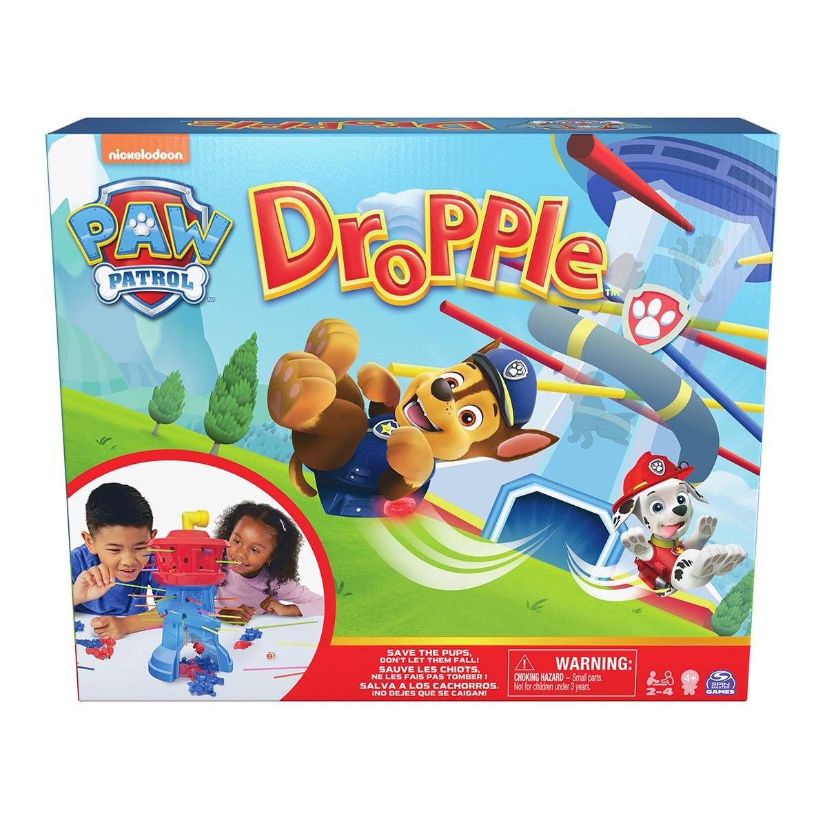 Imagen 0 de Juego de mesa Dropple Patrulla Canina Spin Master