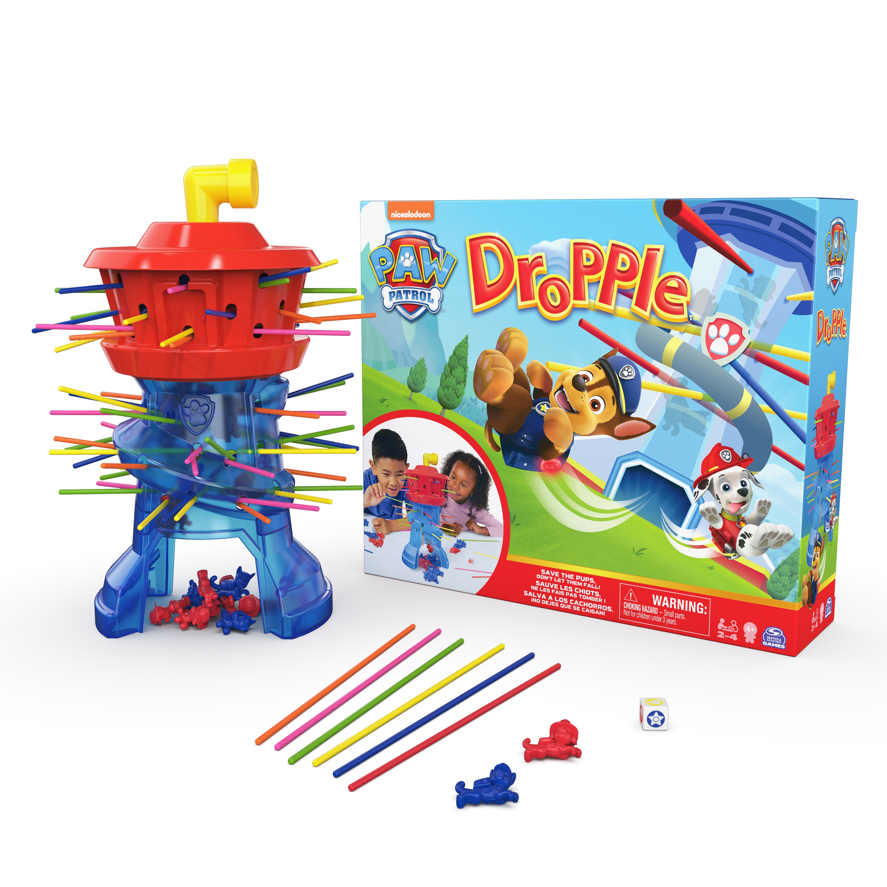 Juego de mesa Dropple Patrulla Canina Spin Master 2
