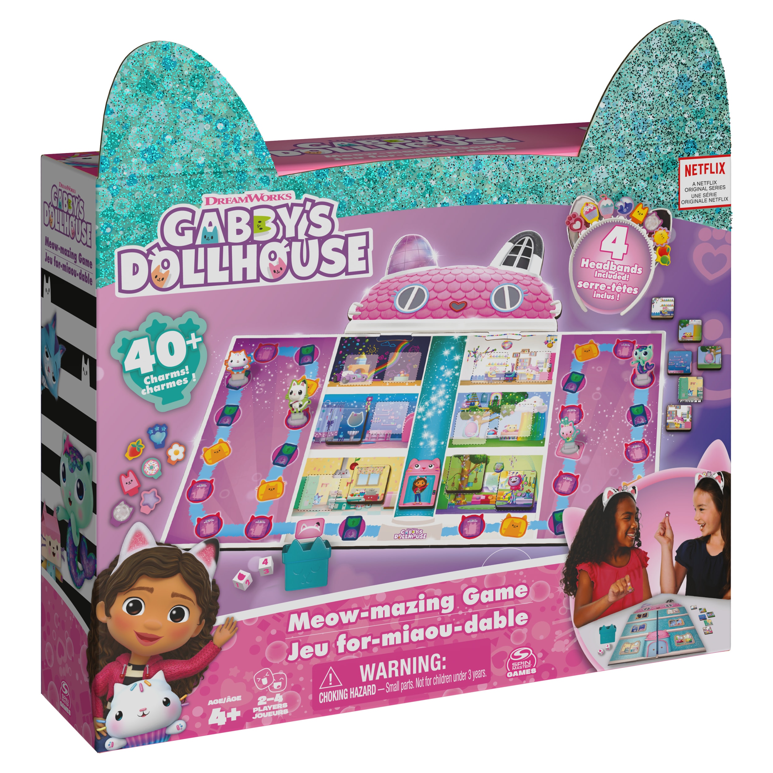 Juego Meow-Mazing La casa de Gabby's Dollhouse Spin Master 2