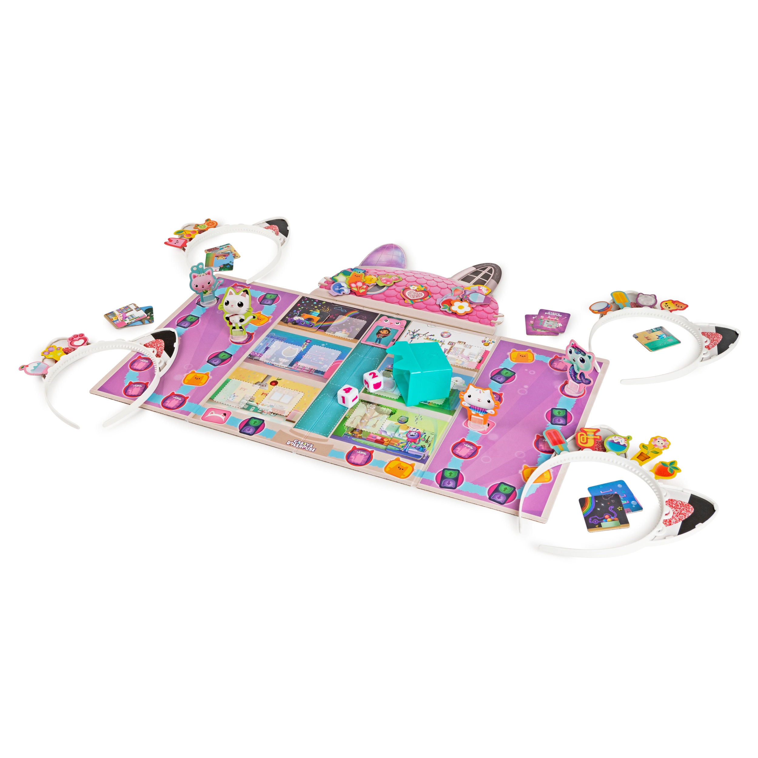 Juego Meow-Mazing La casa de Gabby's Dollhouse Spin Master 3
