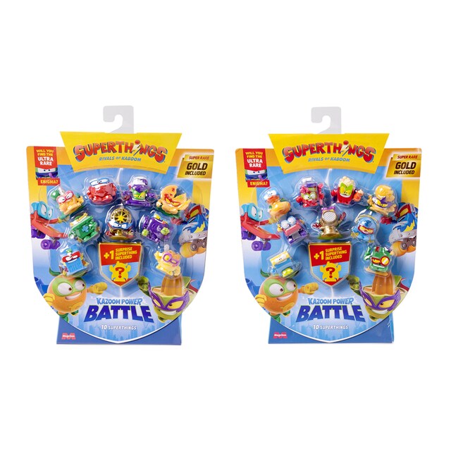 St Kazoom Power Battle Ten Pack Superthings modelos surtidos