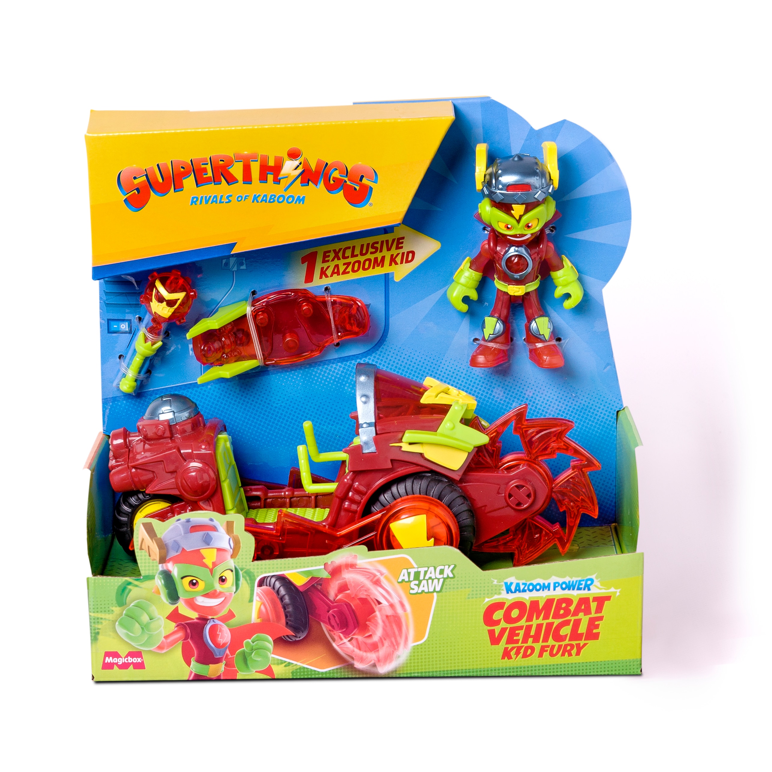 St Kazoom Power Combat Vehicle Kid Fury Superthings 3