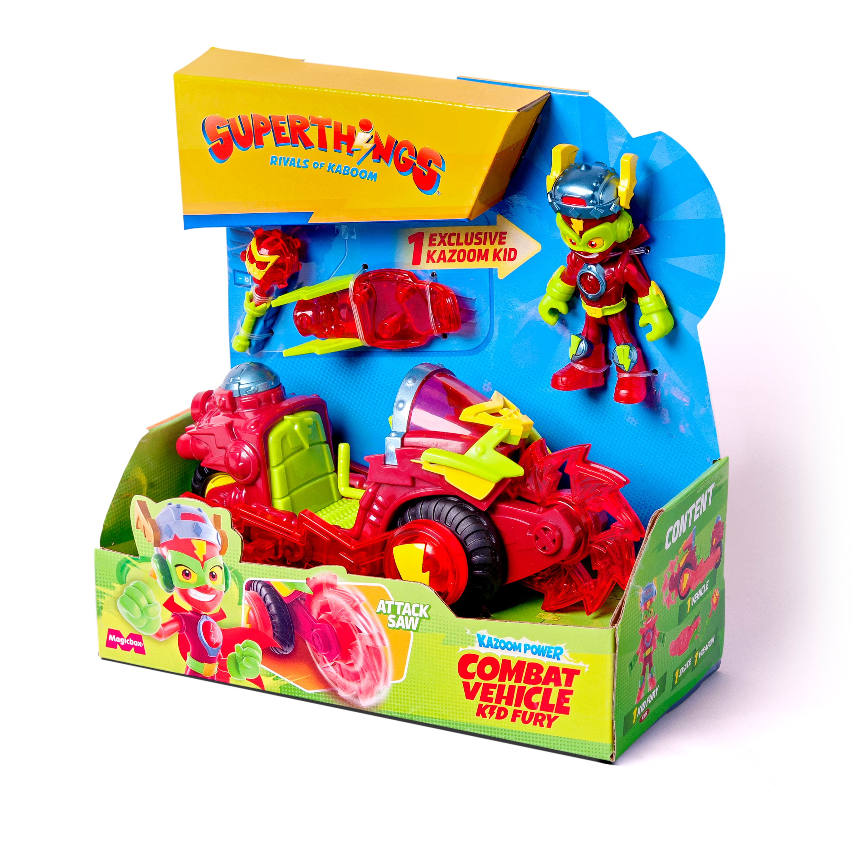 St Kazoom Power Combat Vehicle Kid Fury Superthings 4