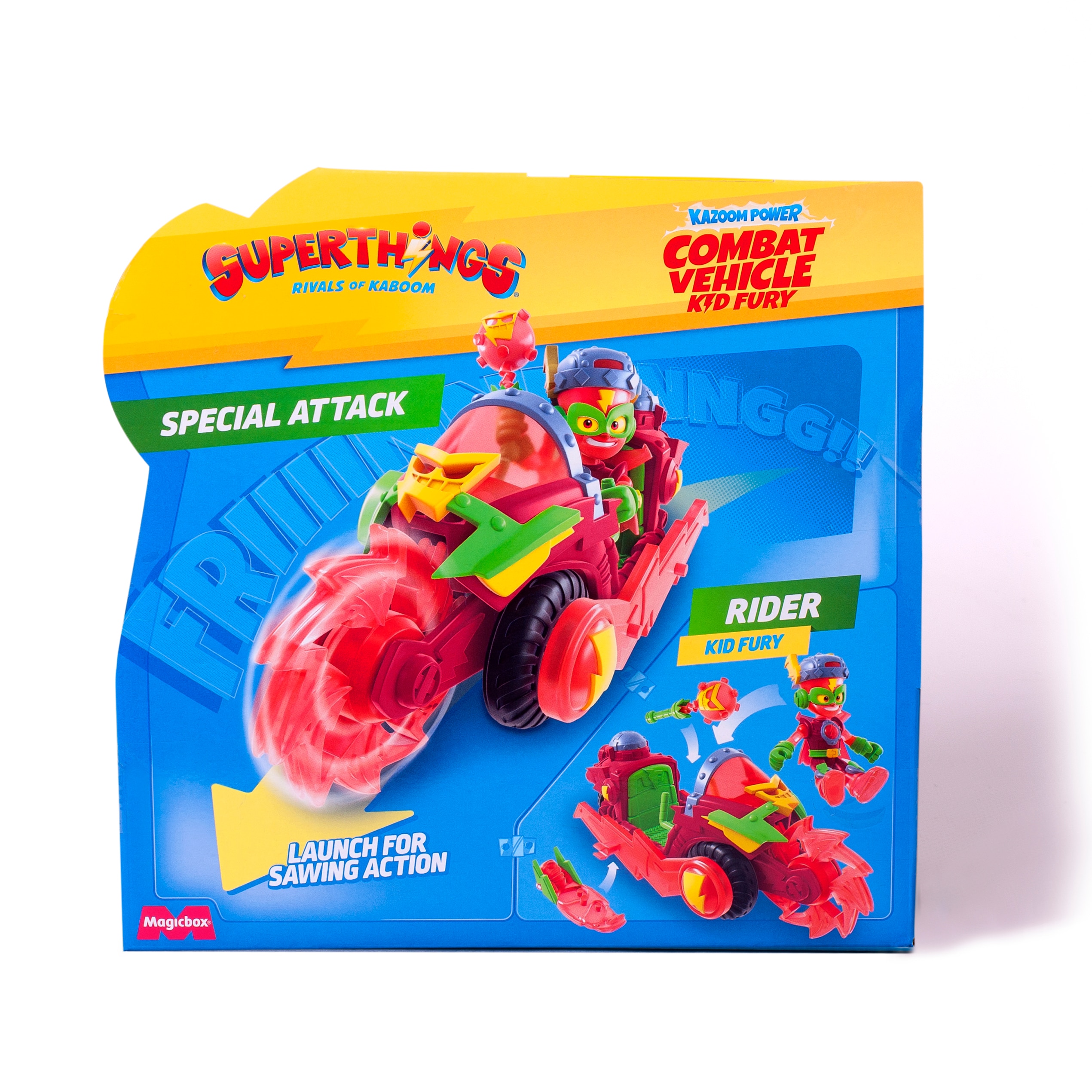 St Kazoom Power Combat Vehicle Kid Fury Superthings 5