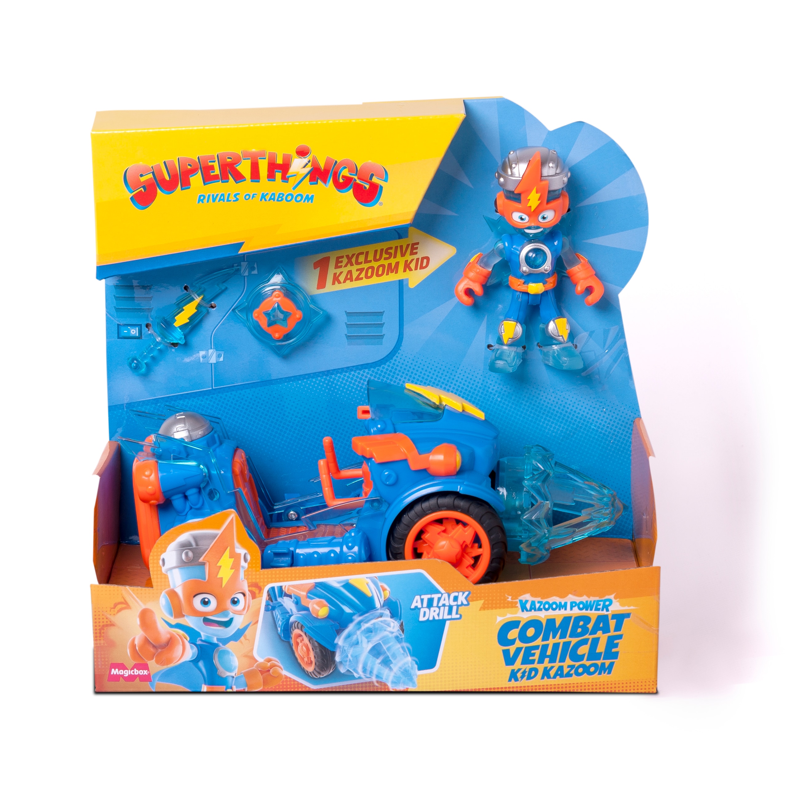 St Kazoom Power Combat Vehicle Kid Kazoom Superthings 3