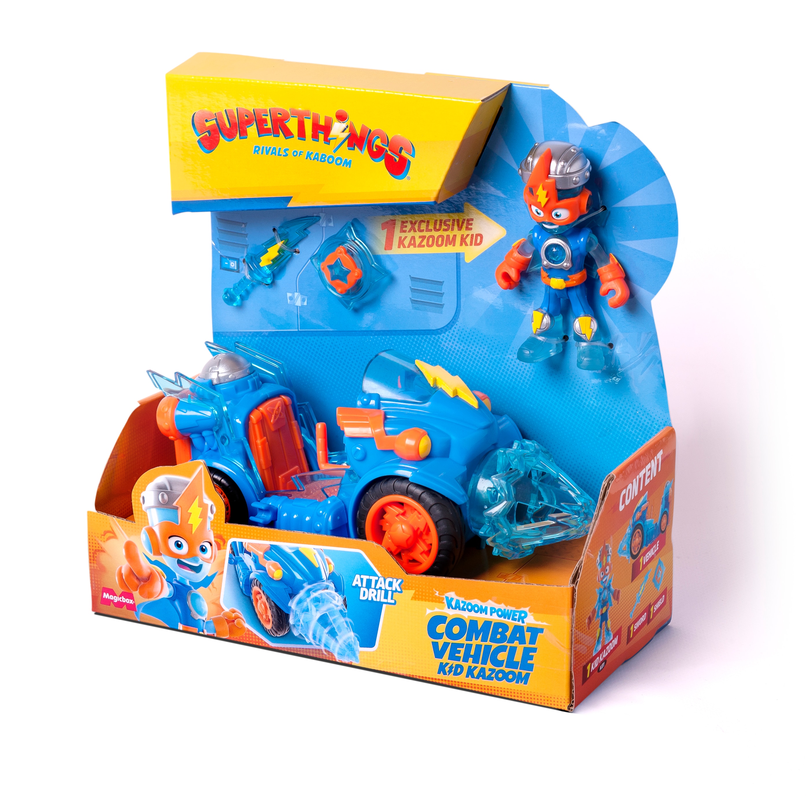 St Kazoom Power Combat Vehicle Kid Kazoom Superthings 4
