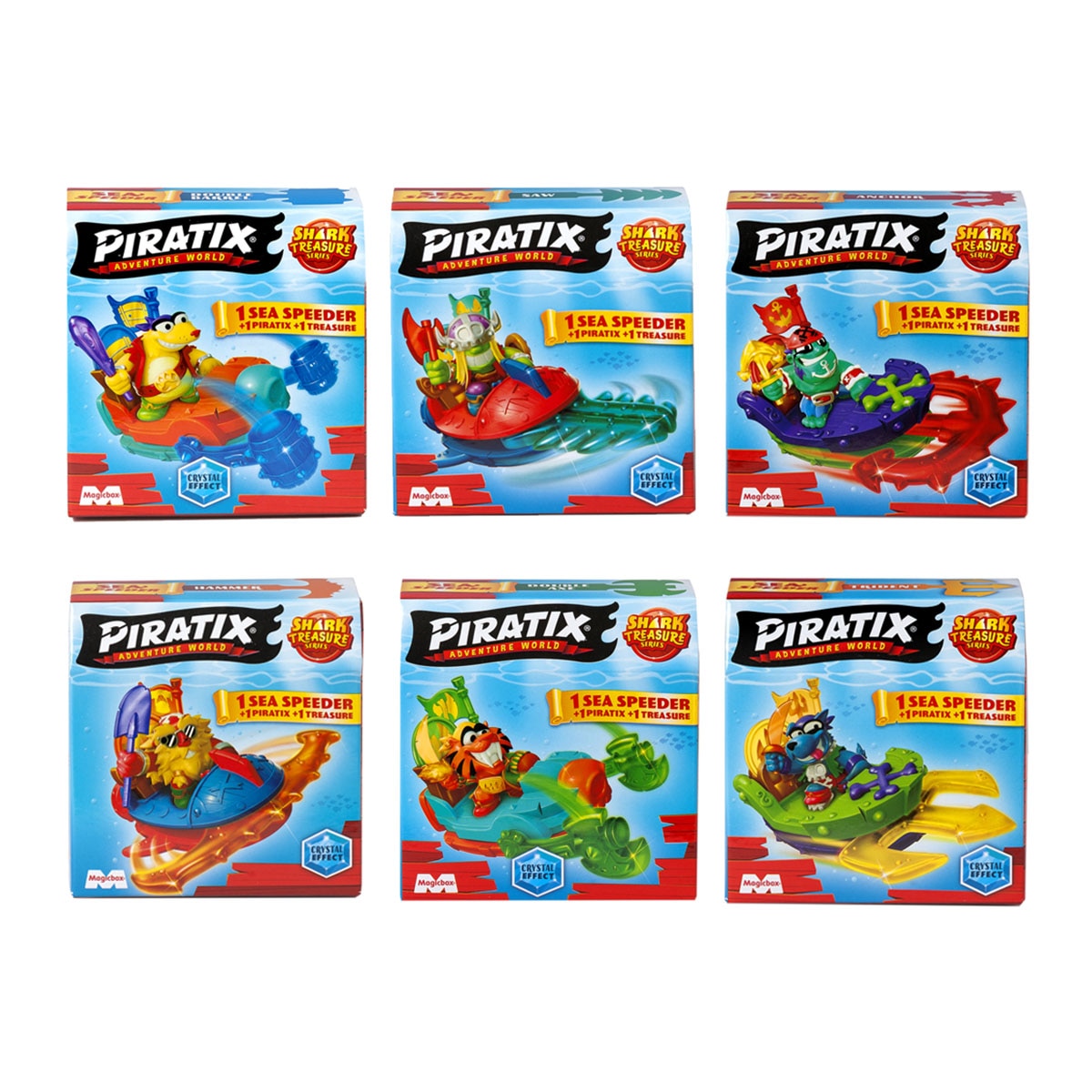 Imagen 0 de Shark Treasure Sea Speeders Piratix modelos surtidos