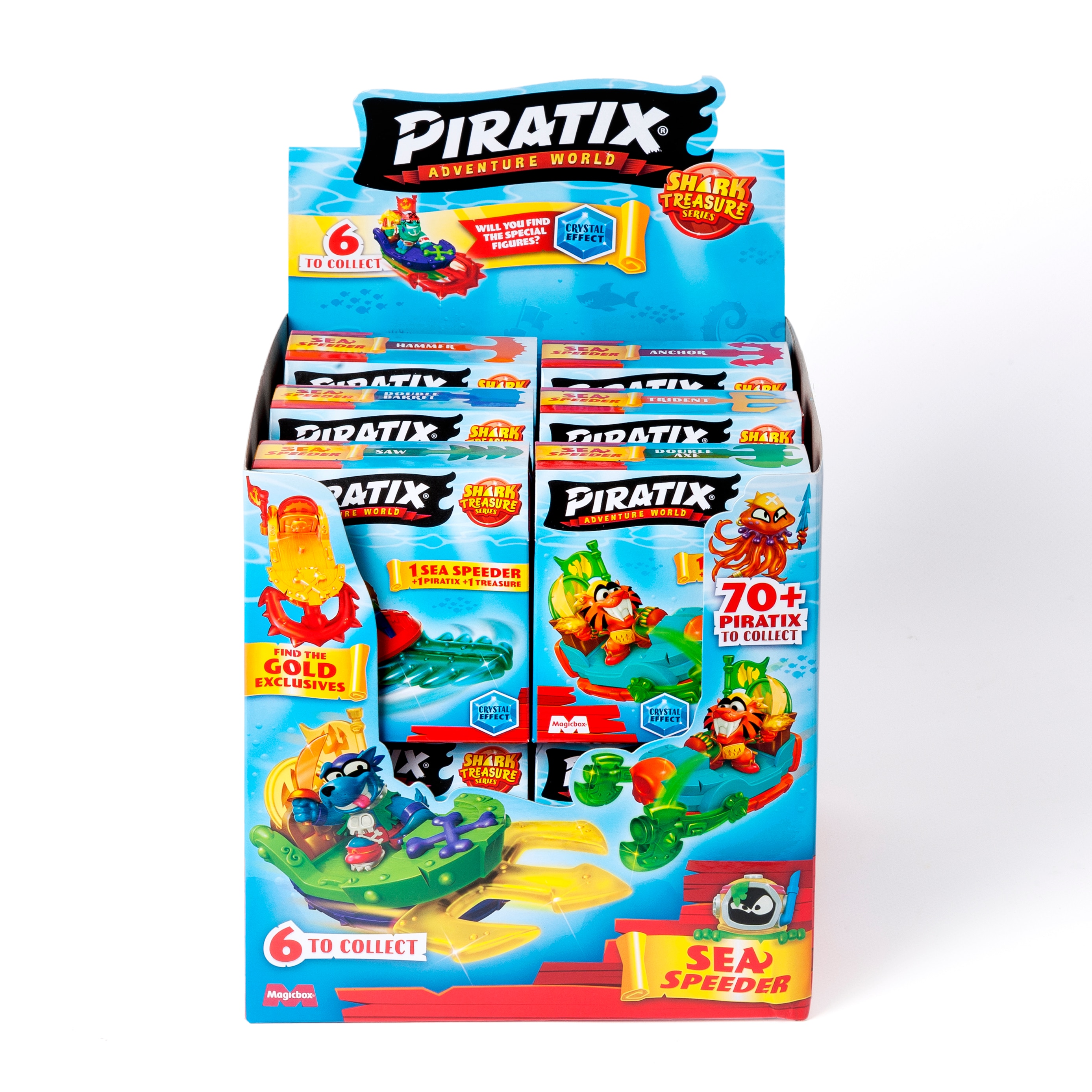 Shark Treasure Sea Speeders Piratix modelos surtidos 12