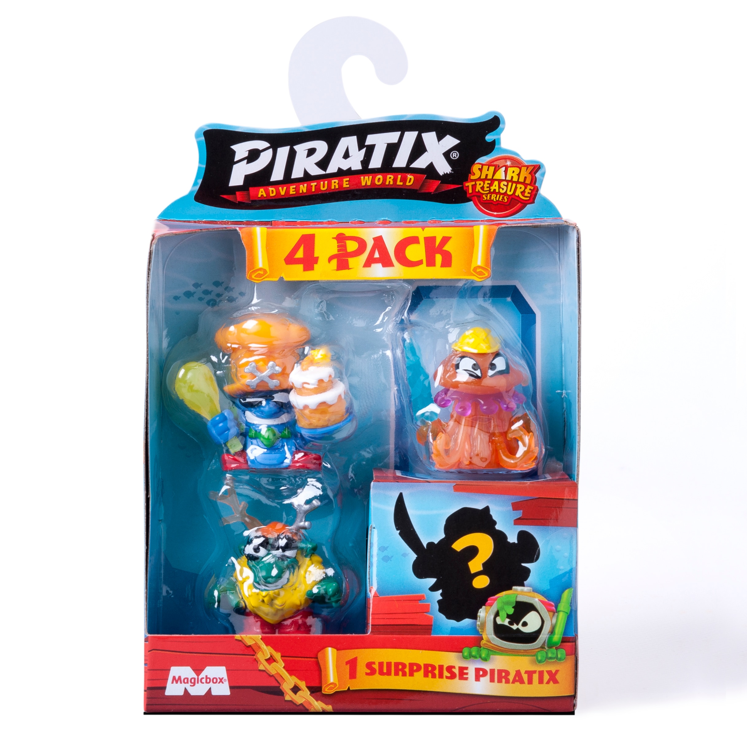 Shark Treasure Four Pack Piratix modelos surtidos 2