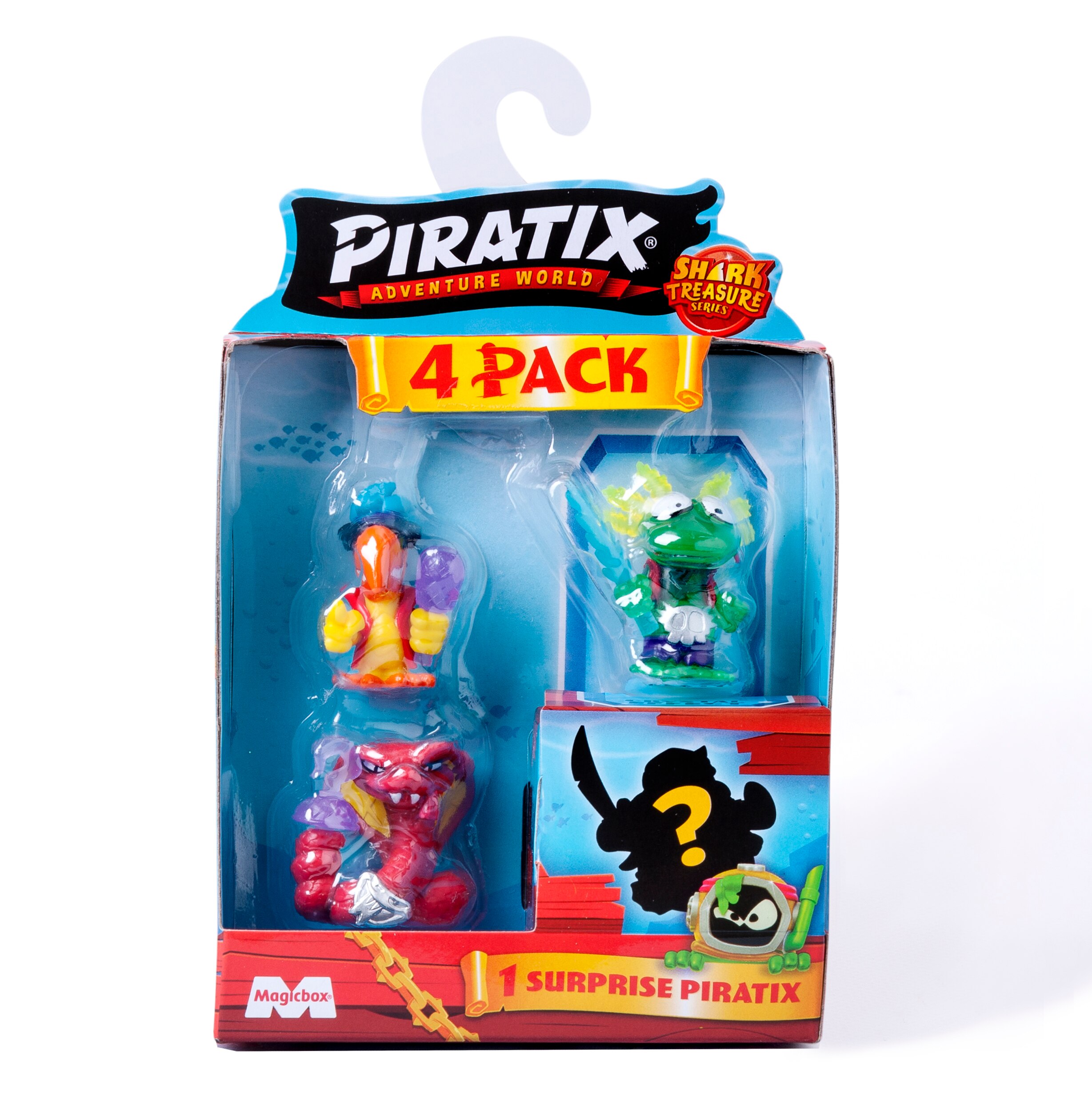 Shark Treasure Four Pack Piratix modelos surtidos 5
