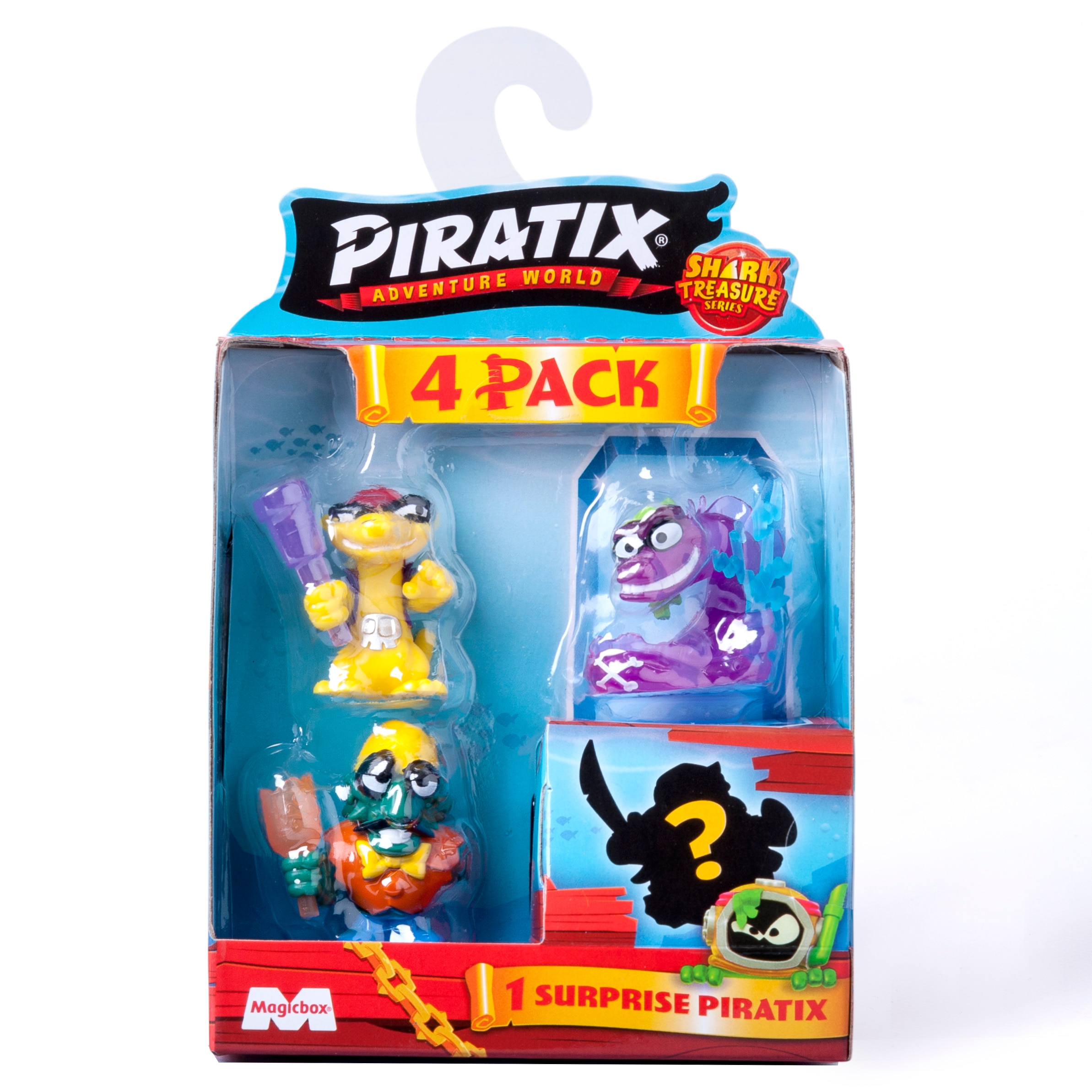 Shark Treasure Four Pack Piratix modelos surtidos 6