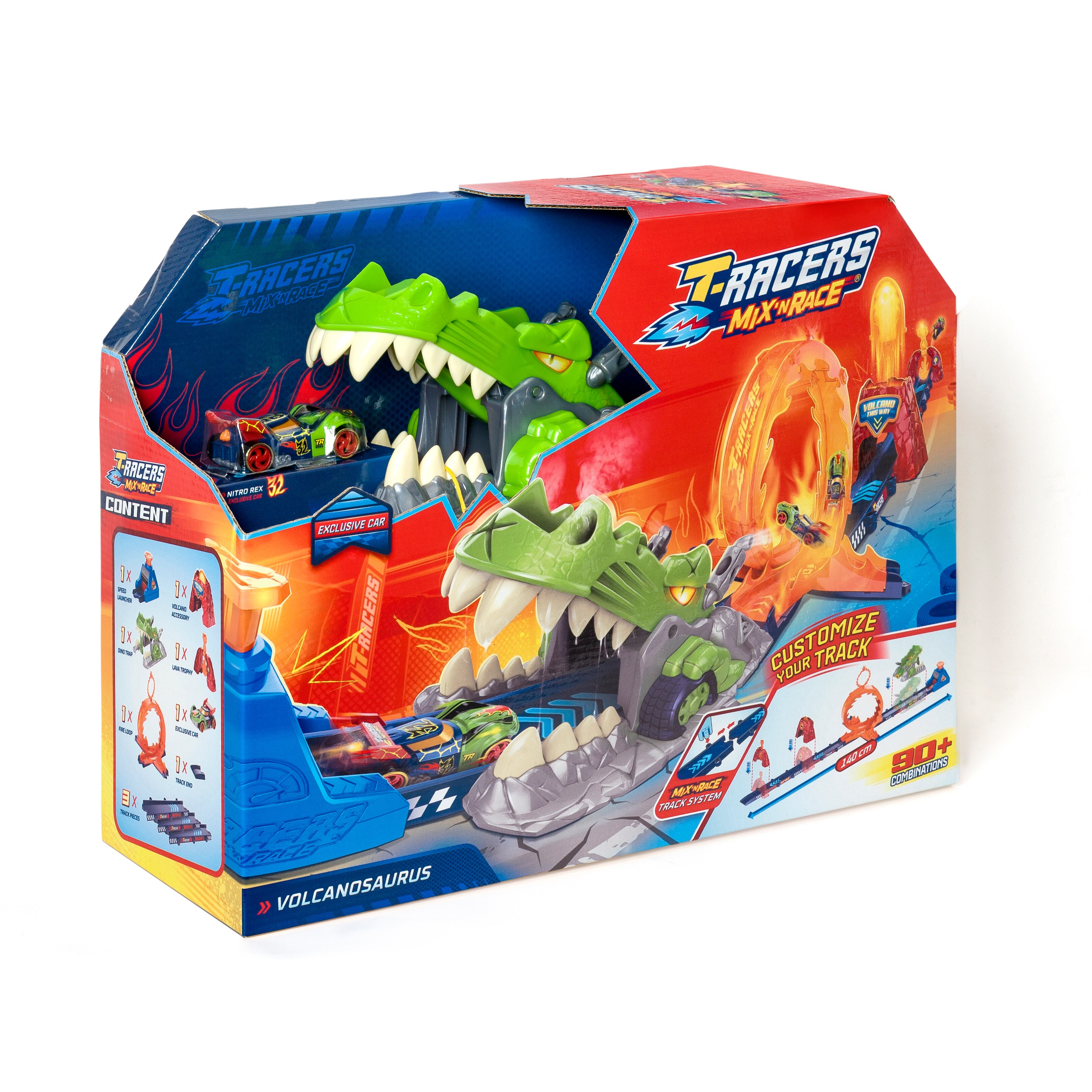 T-racers Volcanosaurus 2