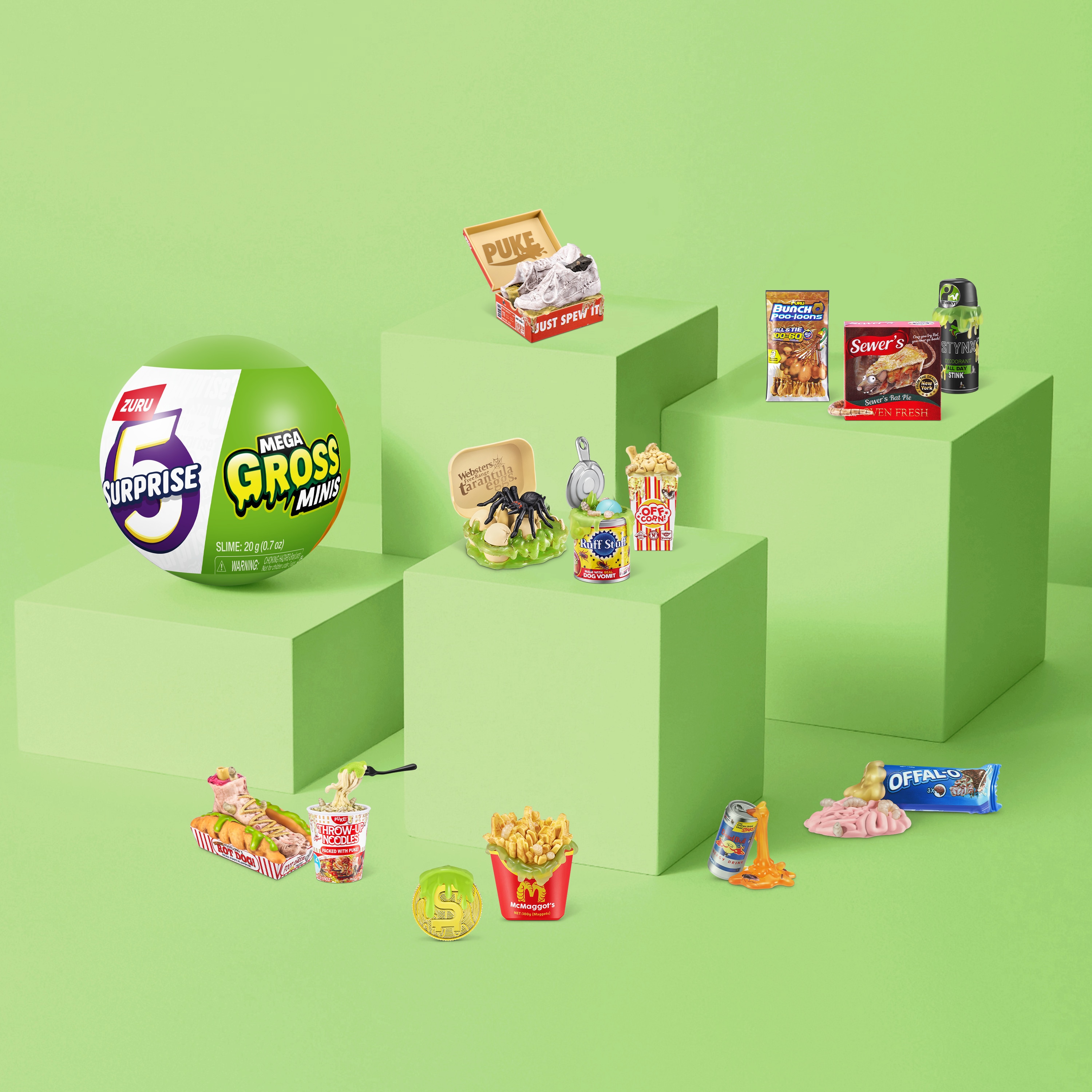 Cápsula sorpresa Mega Gross Mini Zuru modelos surtidos 3