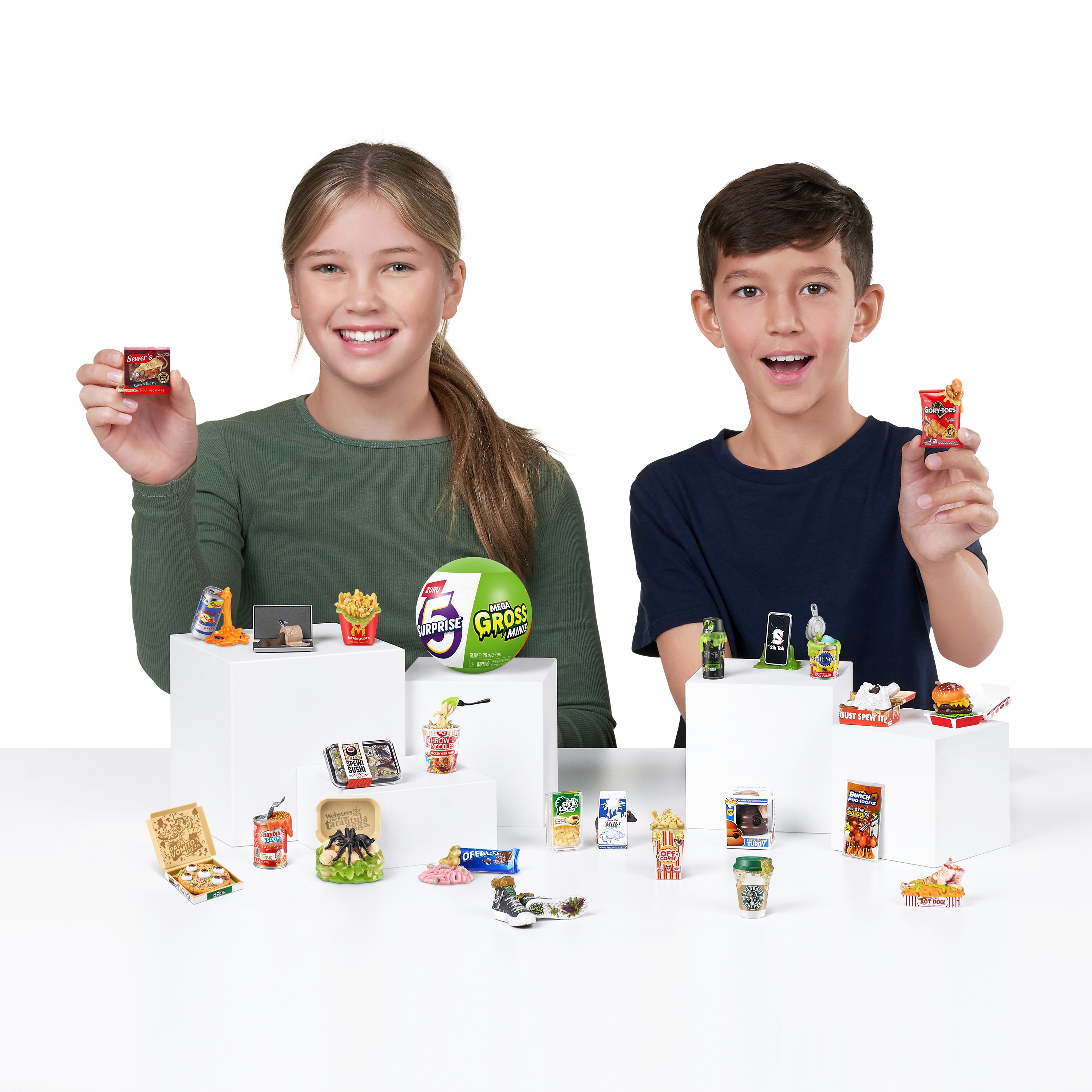 Cápsula sorpresa Mega Gross Mini Zuru modelos surtidos 5