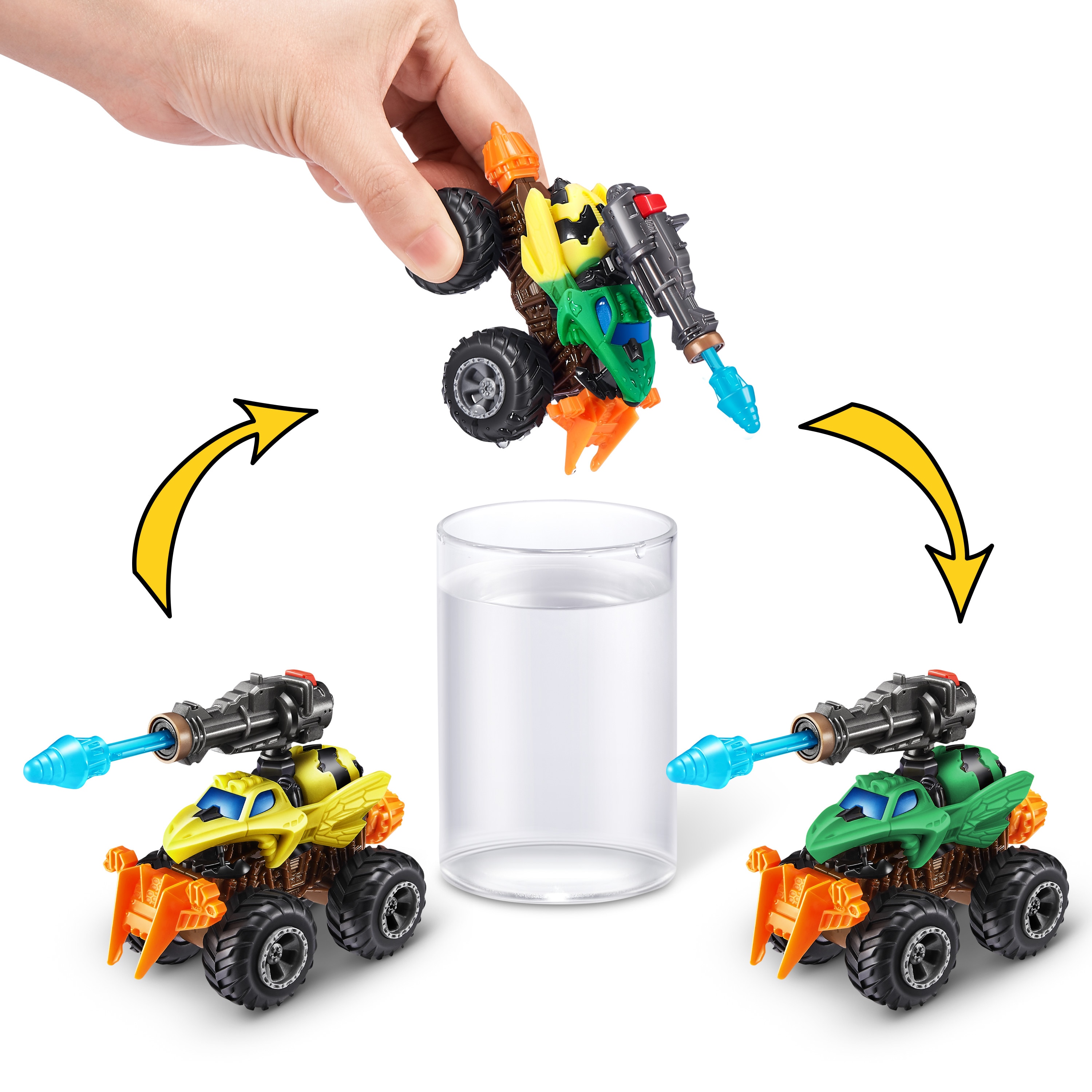 Cápsula sorpresa Monster Trucks Zuru modelos surtidos 8