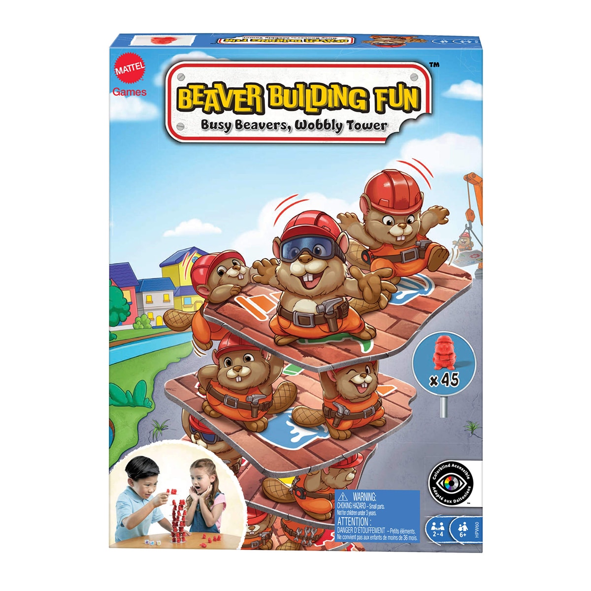 Imagen 0 de Juego de mesa Castores constructores Mattel Games