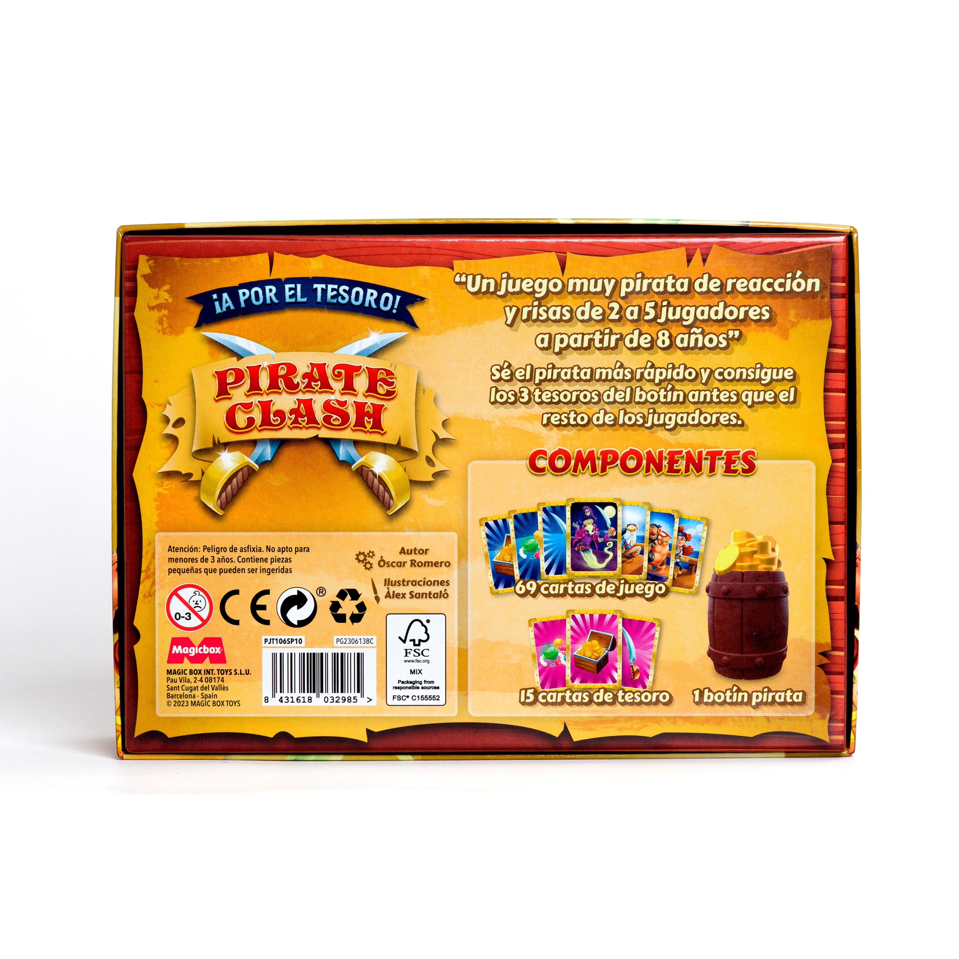 Juego de mesa Pirate Clash Magic Box 10