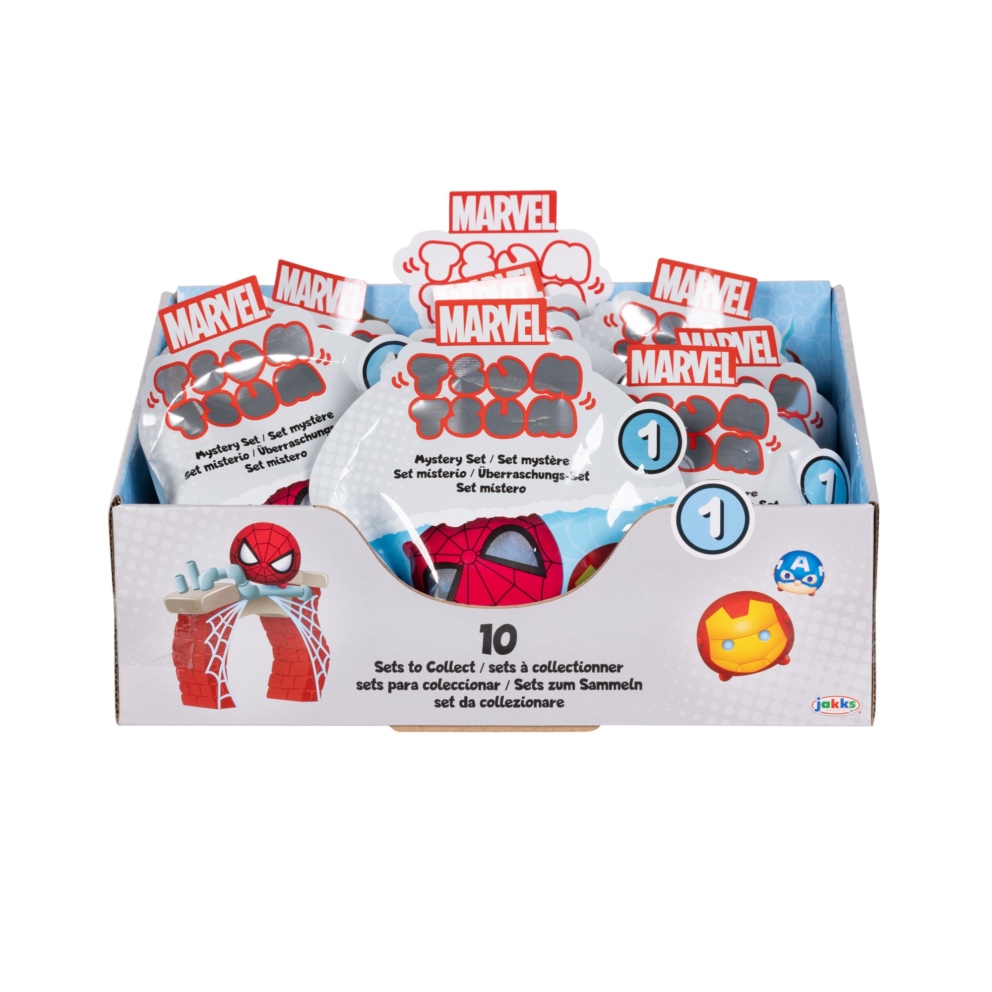 Set misterioso Tsum Tsum Historias Marvel Jakks Pacific modelos surtidos 22