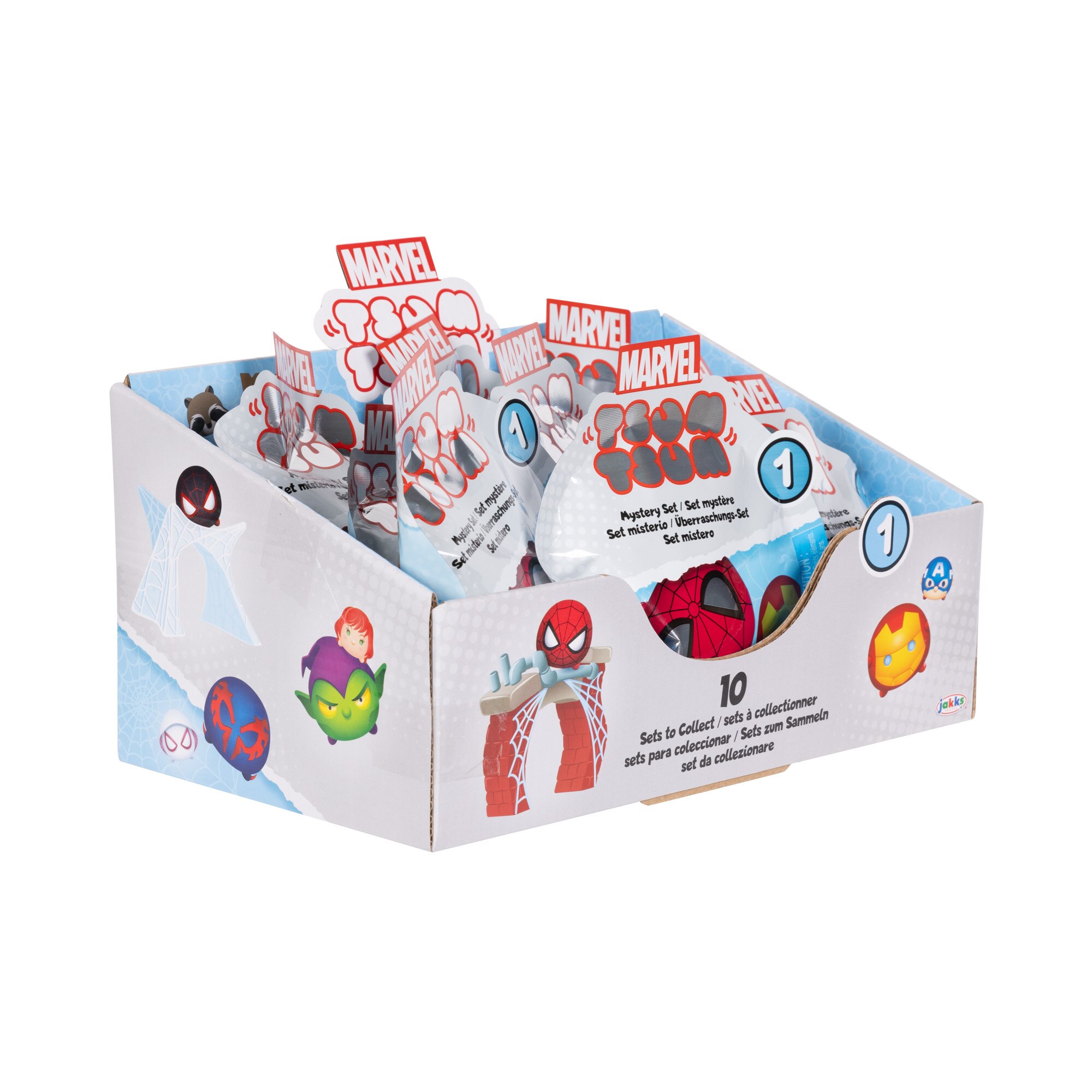 Set misterioso Tsum Tsum Historias Marvel Jakks Pacific modelos surtidos 23