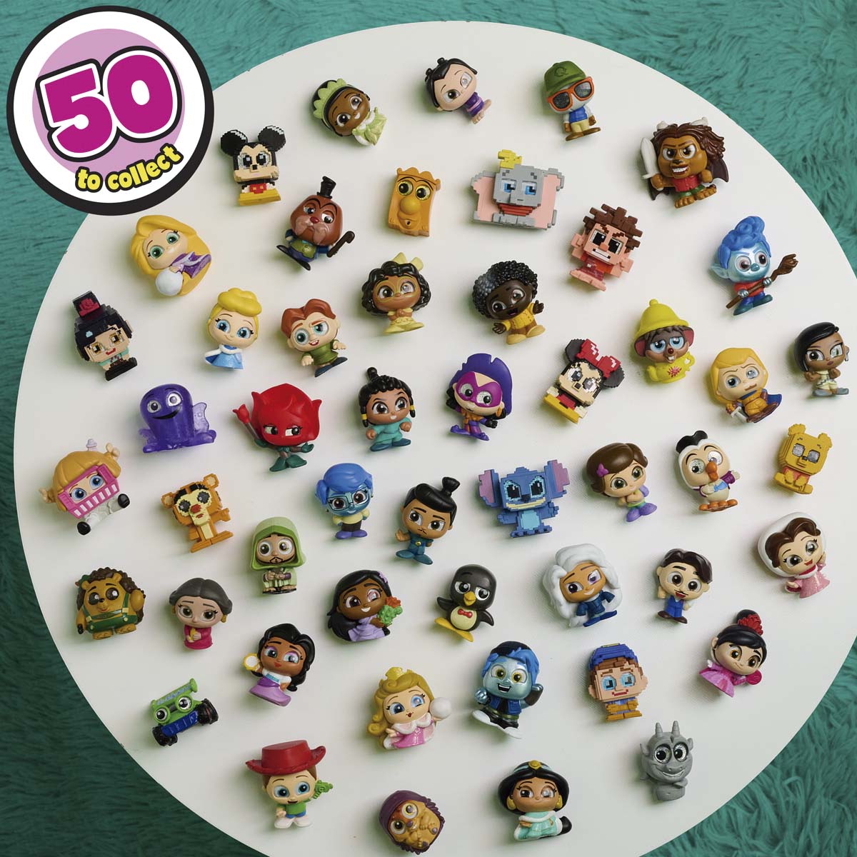Figura Doorables Mini Peek Pixel Perfect Disney Just Play modelos