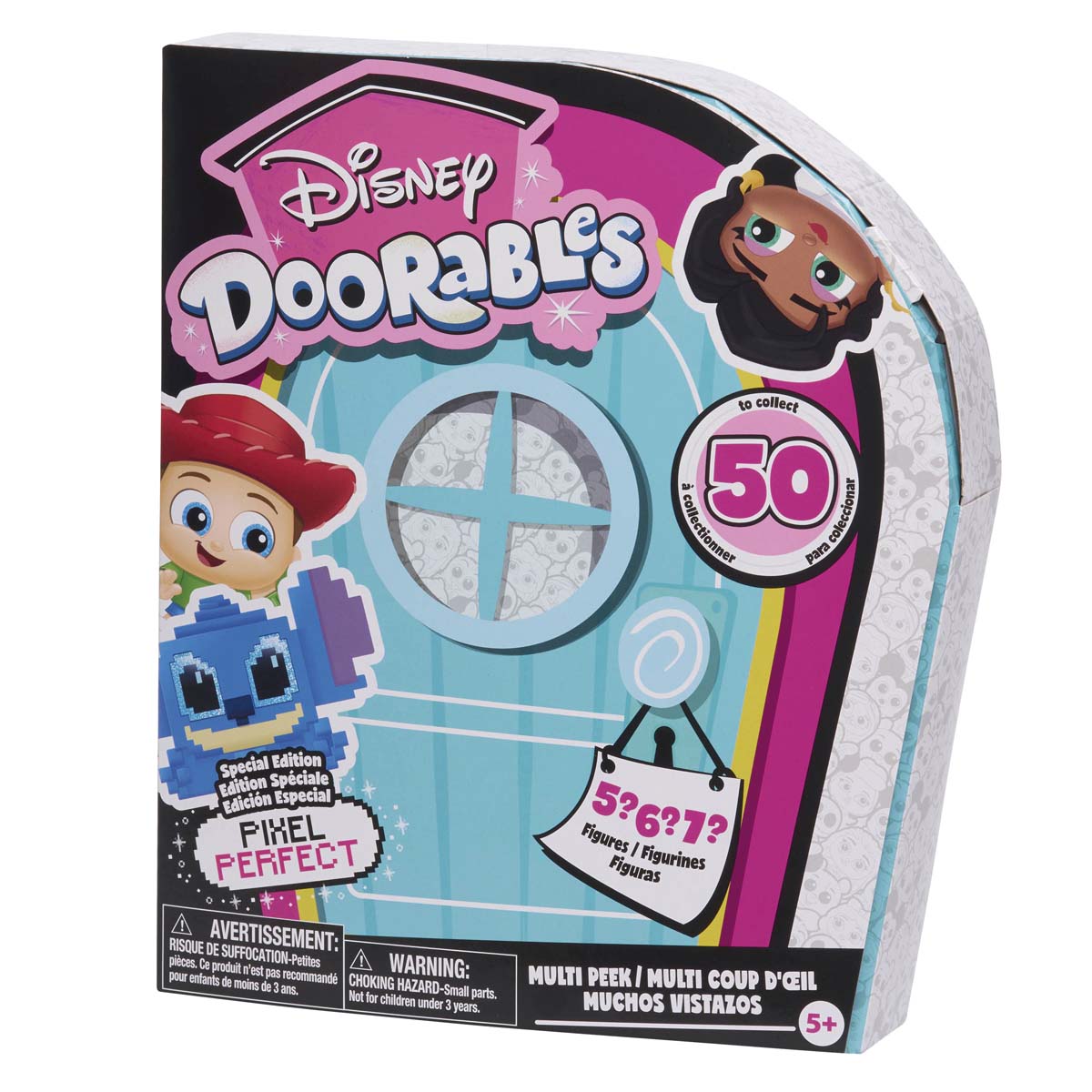Figura Doorables Multi Peek Pixel Perfect Disney Just Play modelos surtidos 2