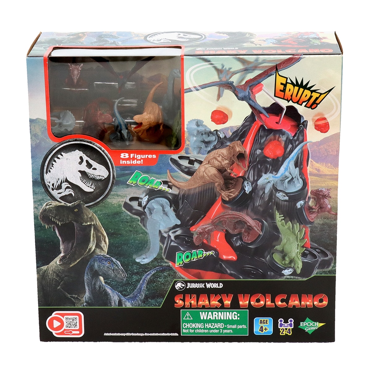 Epoch – Juego de mesa Jurassic World Shaky Volcano Epoch Games.