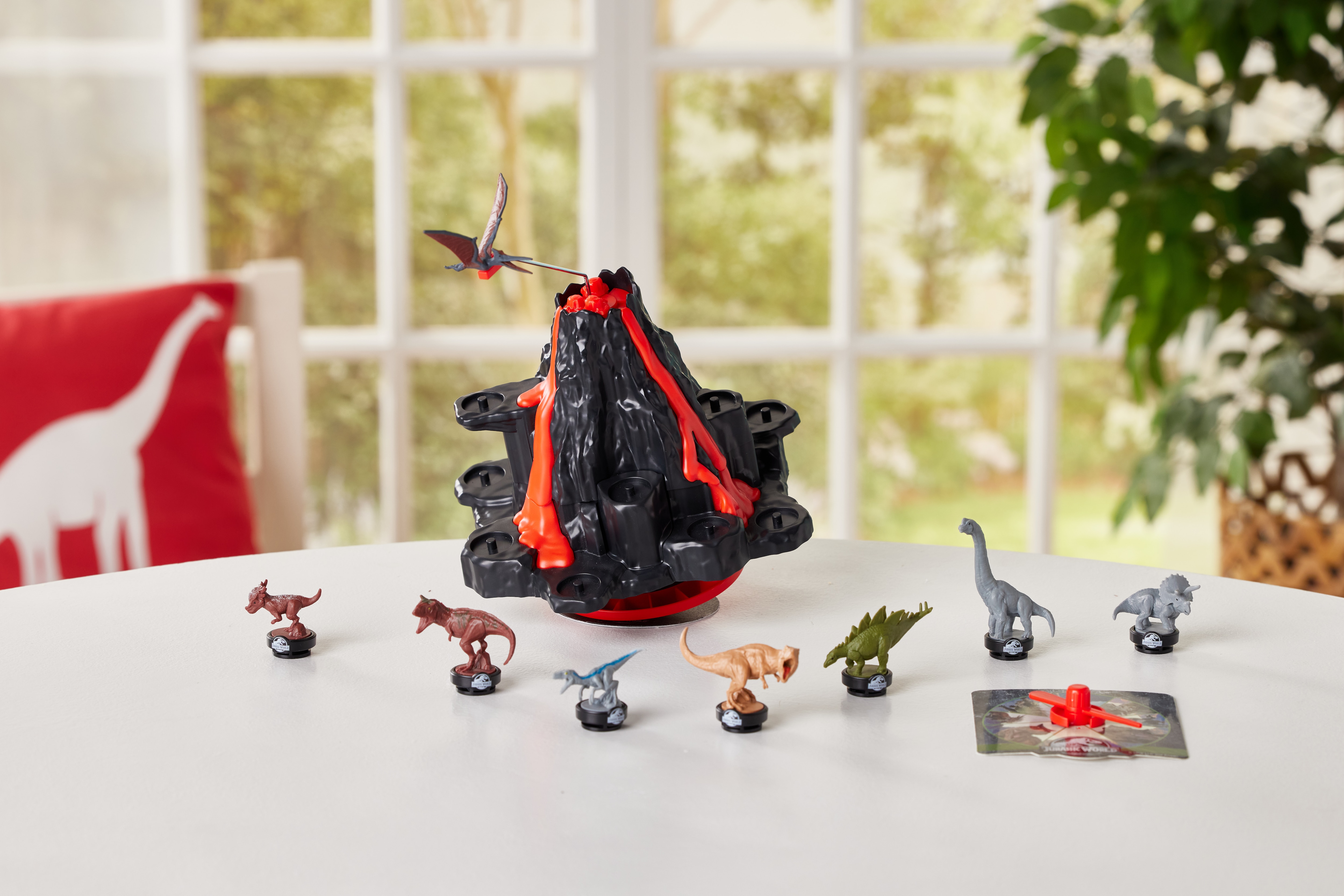 Juego de mesa Jurassic World Shaky Volcano Epoch Games 8
