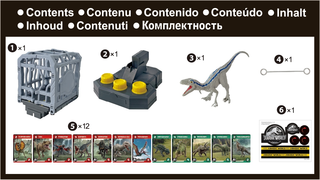 Juego de mesa Jurassic World Cage Breaker Epoch Games 9
