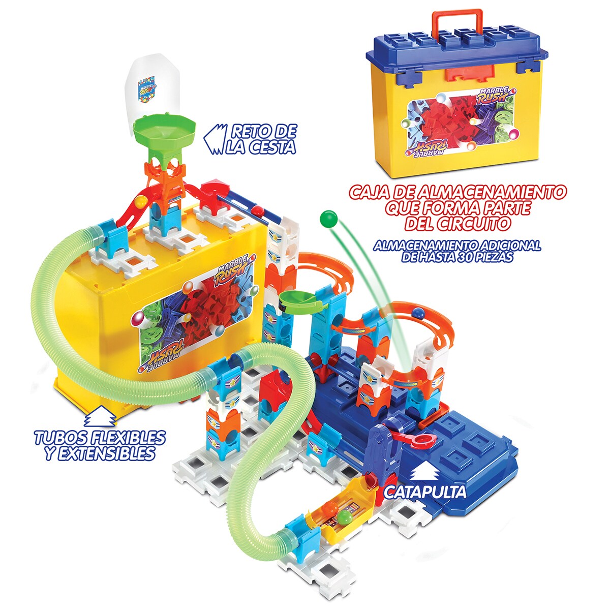 Circuito de canicas interactivo Marble Rush Storage Box 4