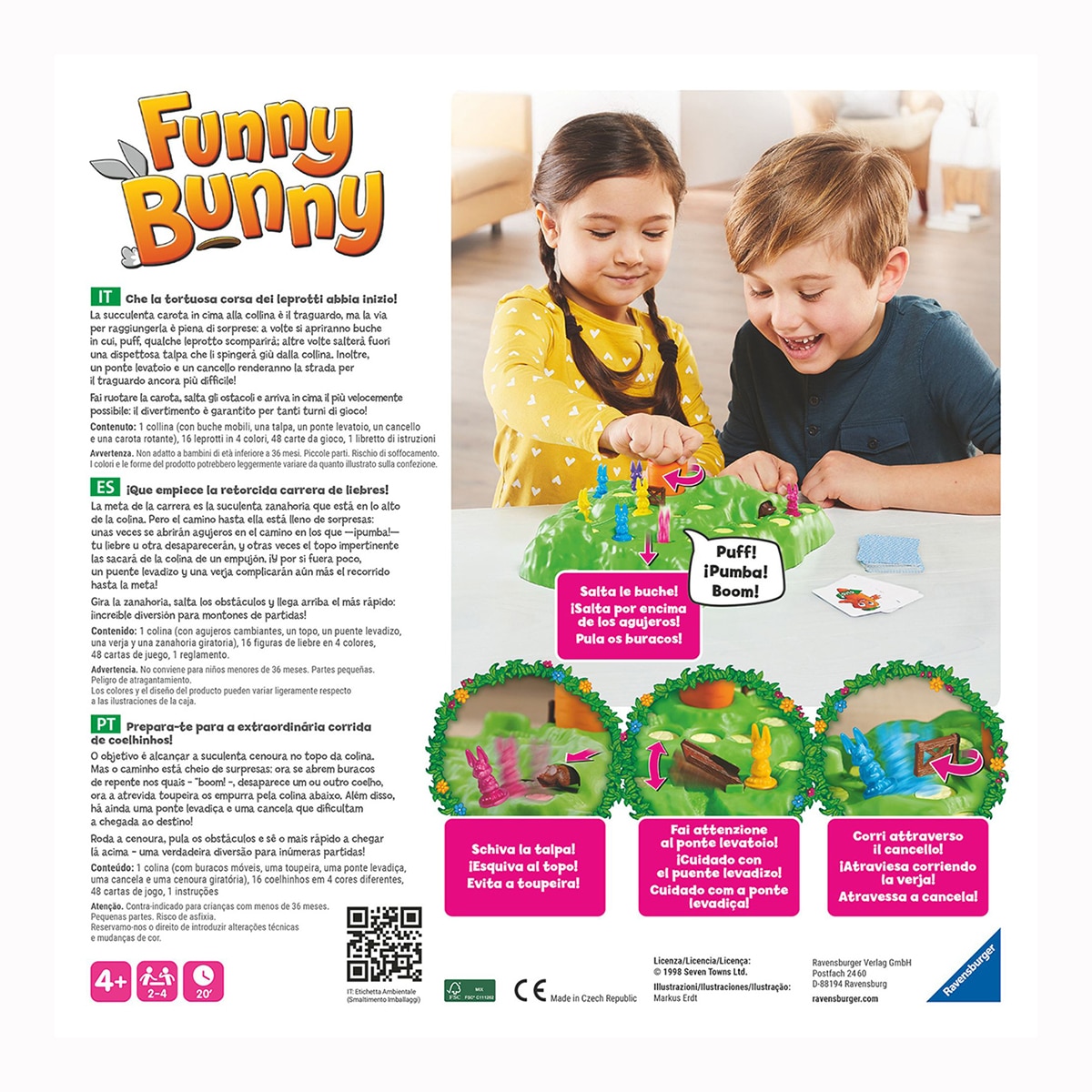 Juego de mesa - Funny Bunny 50° Special Ravensburger 6