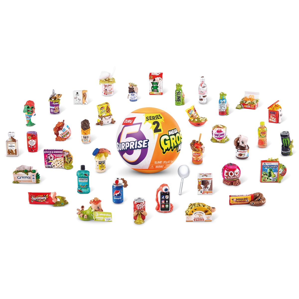 Imagen 0 de Cápsula sorpresa Mega Gross Serie 2 Zuru modelos surtidos