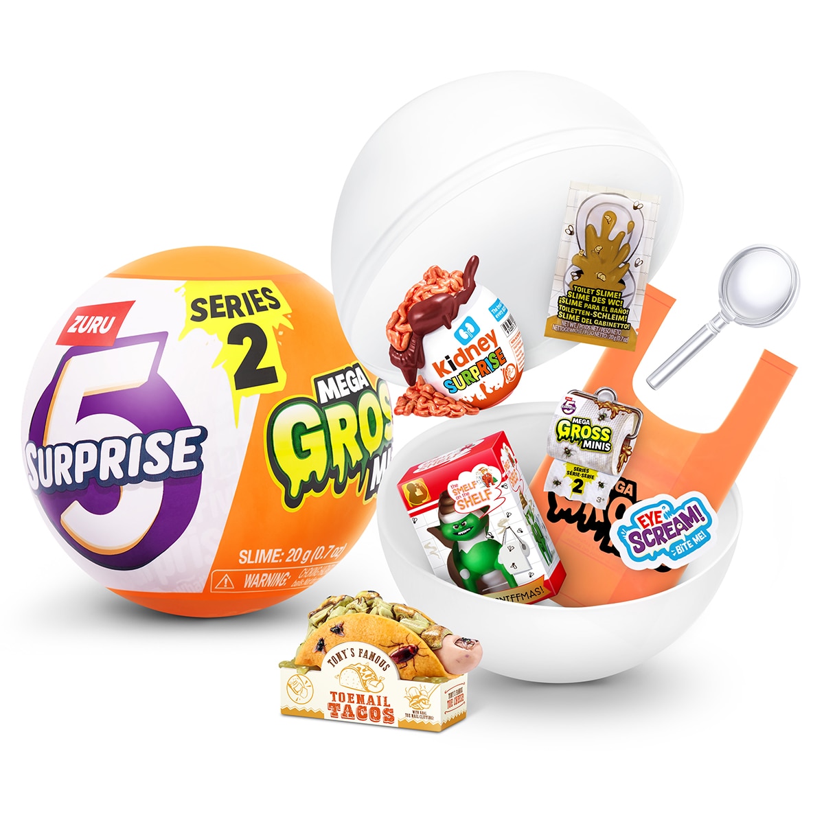 Cápsula sorpresa Mega Gross Serie 2 Zuru modelos surtidos 8