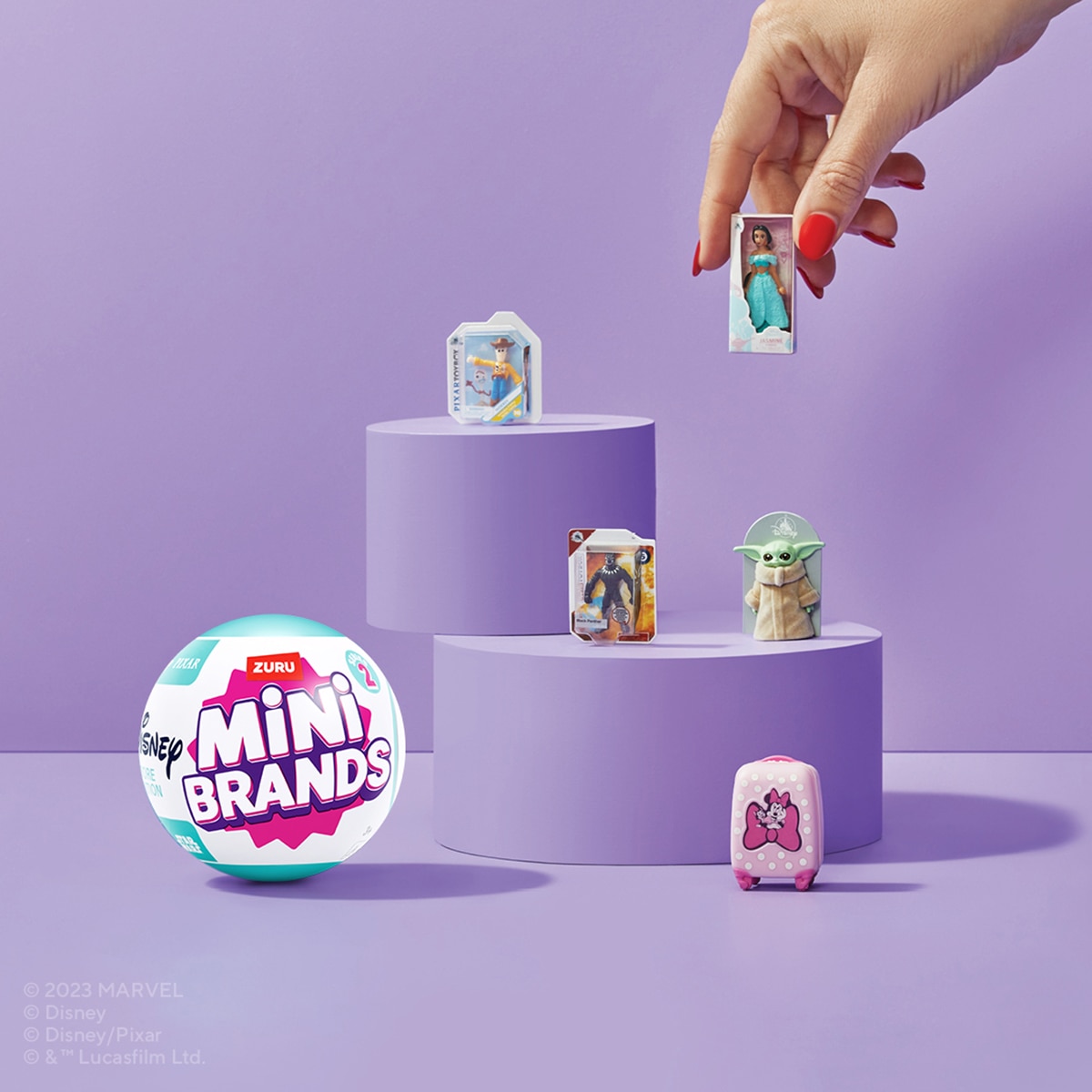 Cápsula sorpresa Mini Brands Disney Zuru modelos surtidos 5