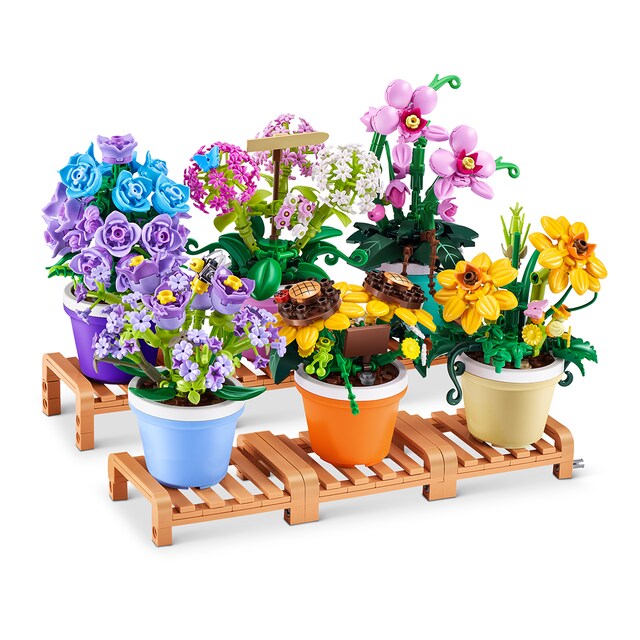 Cápsula sorpresa con bloques Max Garden Zuru modelos surtidos