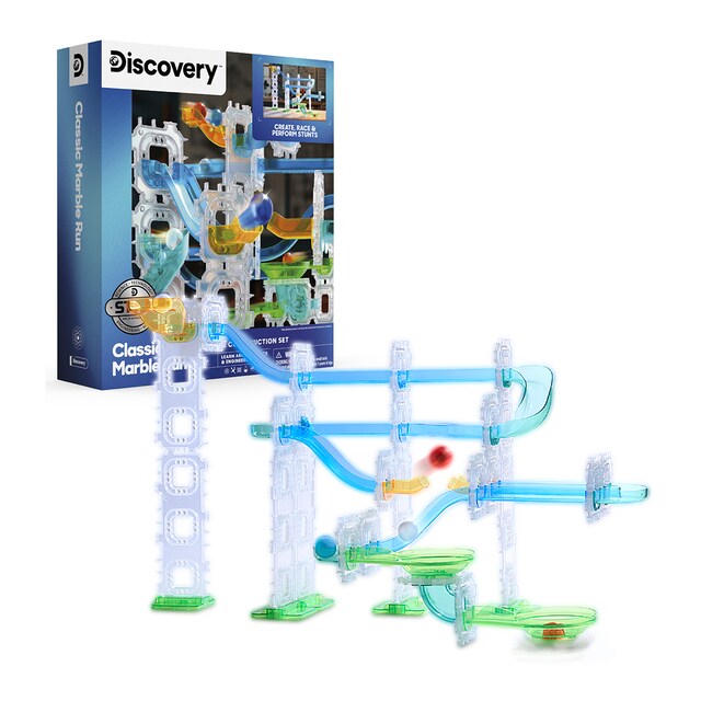 Imagen 0 de Juego de mesa Circuito de canicas 58 piezas Discovery