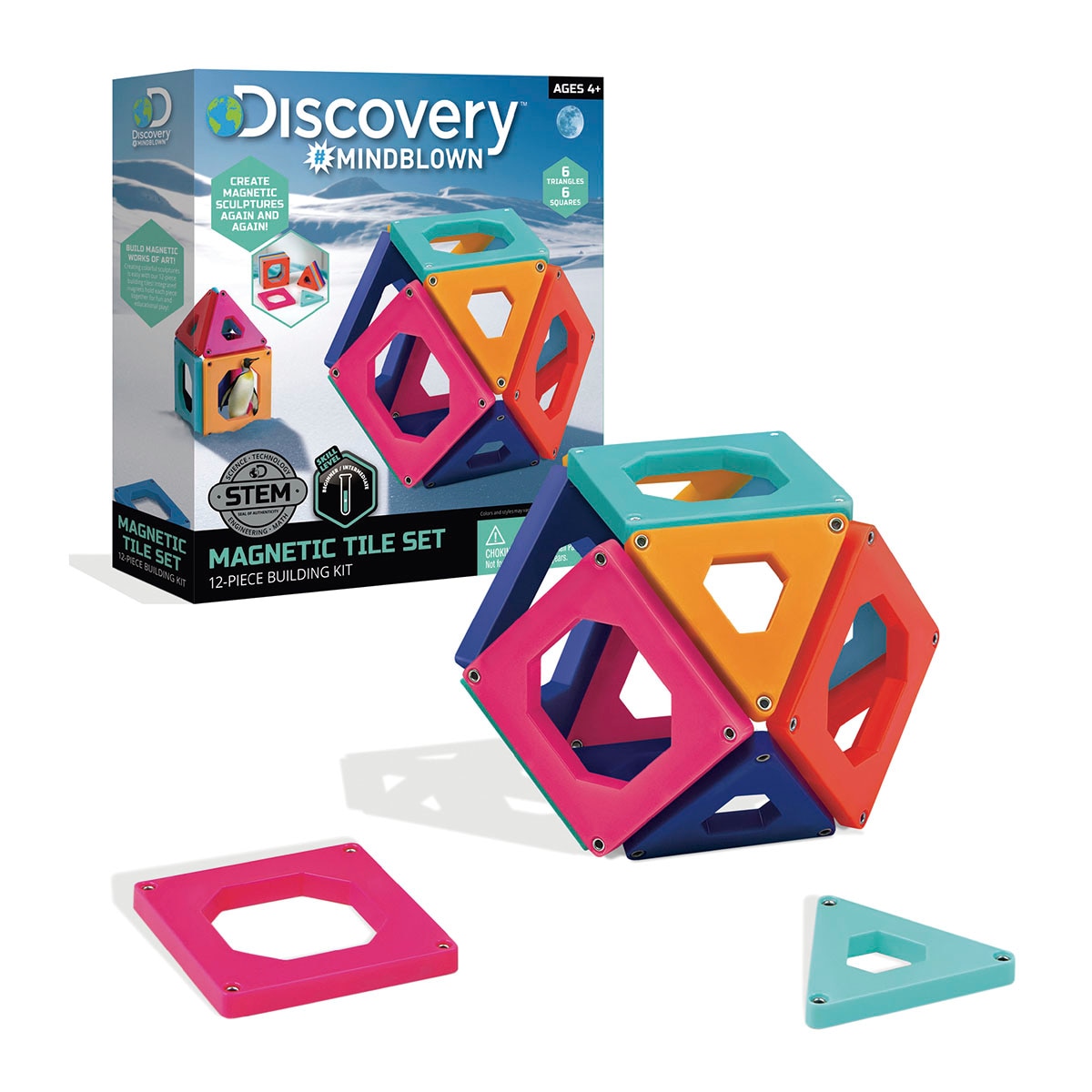 Imagen 0 de Juego Contrucción magnética 12 piezas Discovery