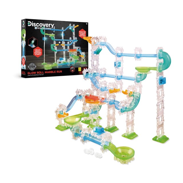Imagen 0 de Juego de mesa Circuito de canicas con luces 92 piezas Discovery
