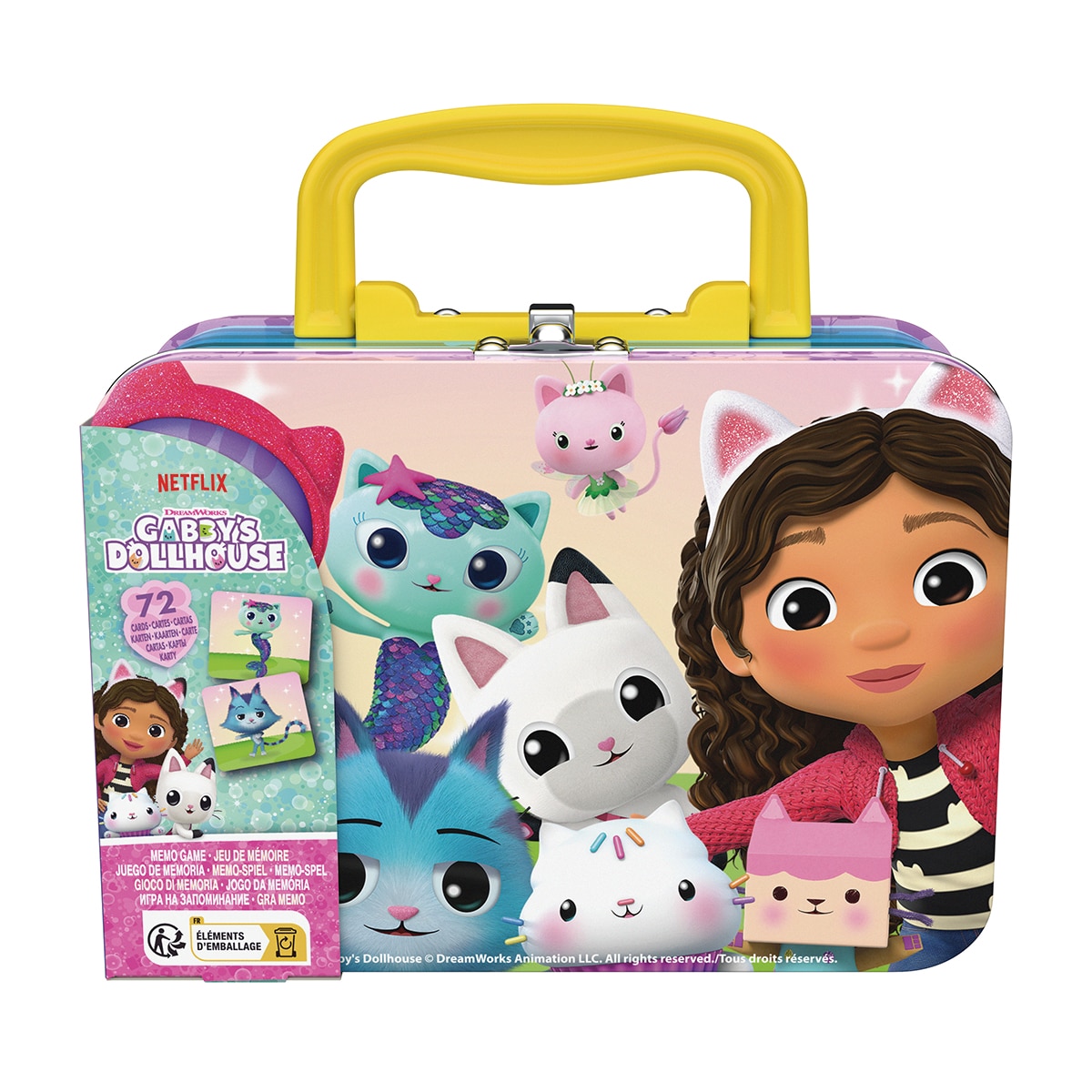 Imagen 0 de Juego de cartas de memoria Gabby's Dollhouse Spin Master