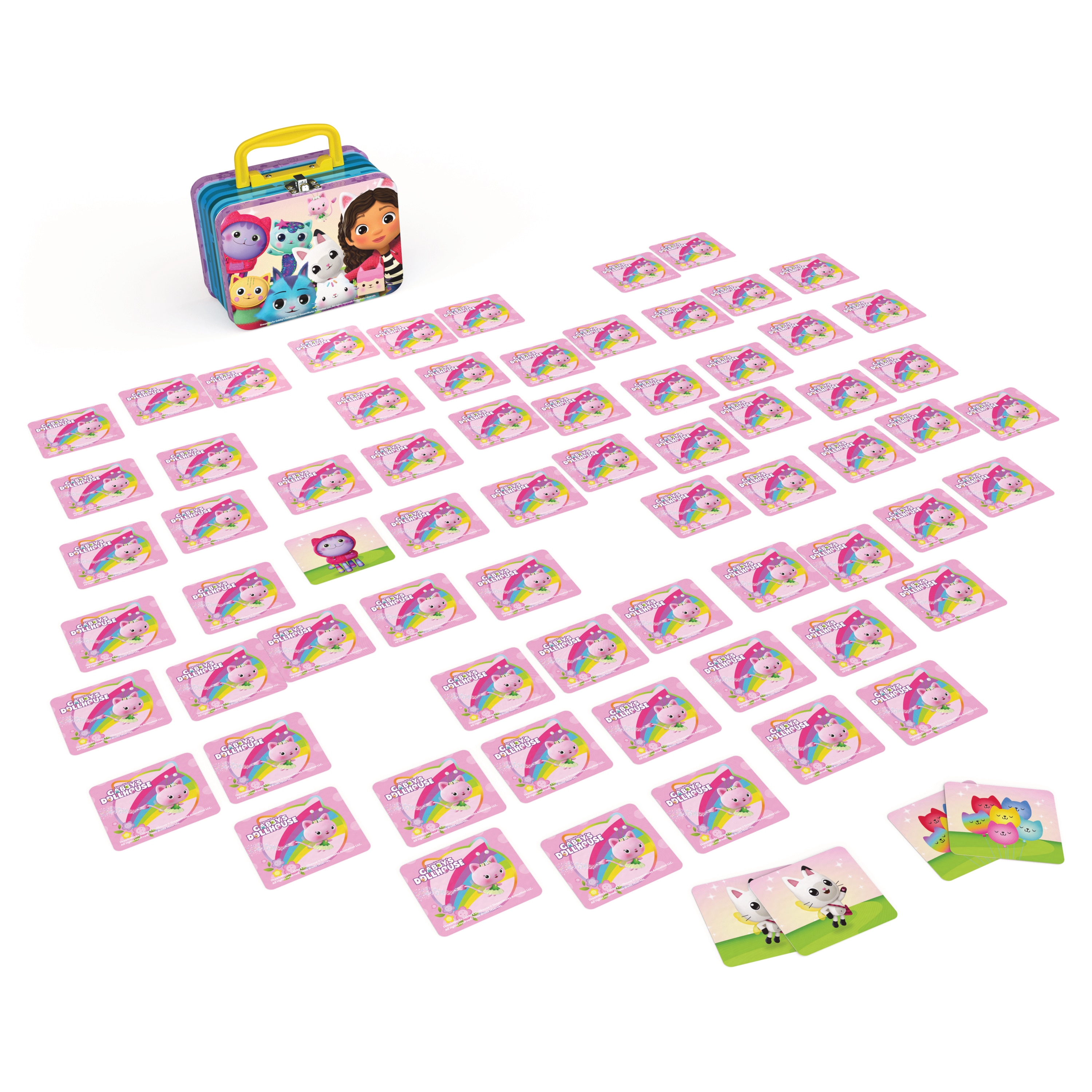 Juego de cartas de memoria Gabby's Dollhouse Spin Master 3