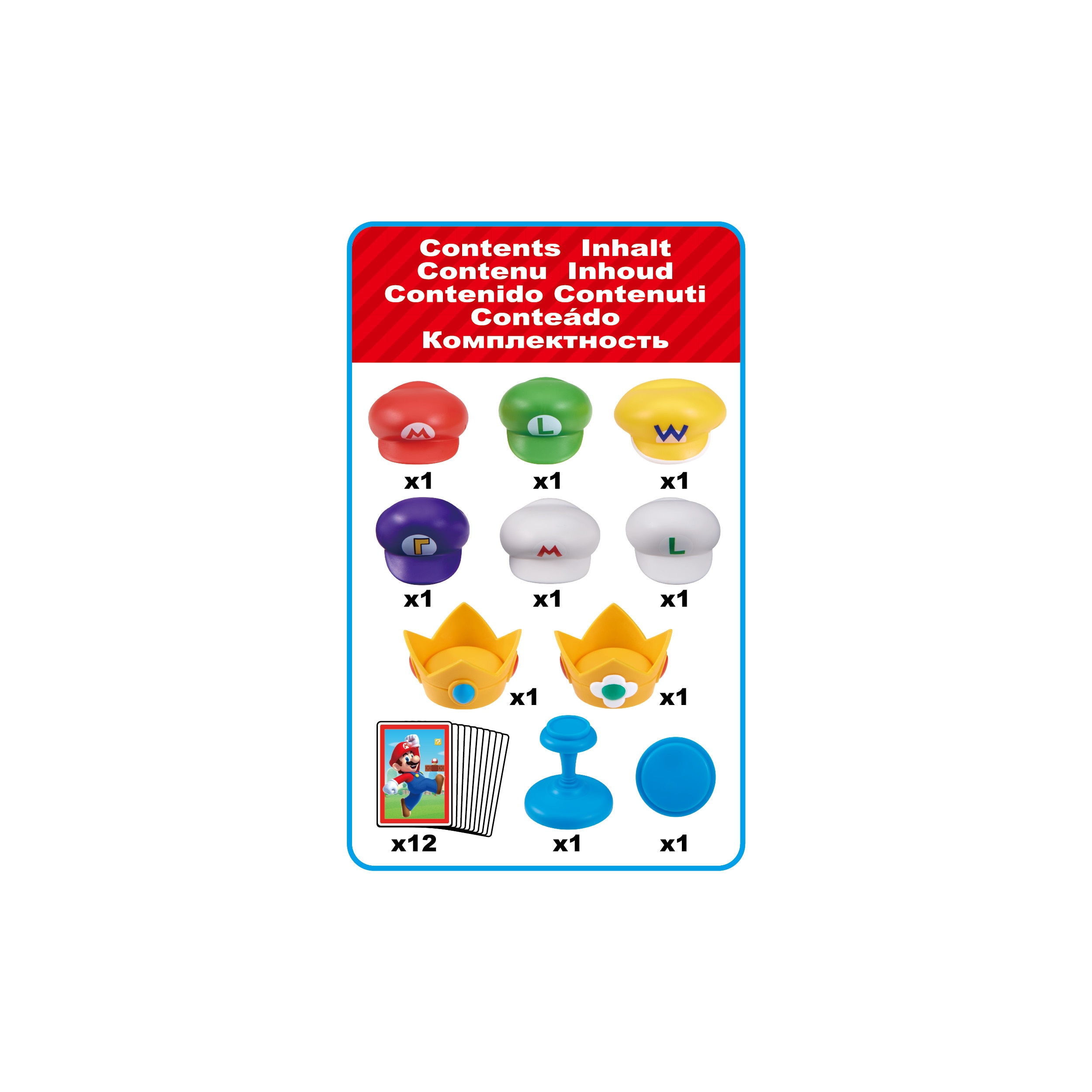 Juego de mesa Super Mario Cap Stacker 11