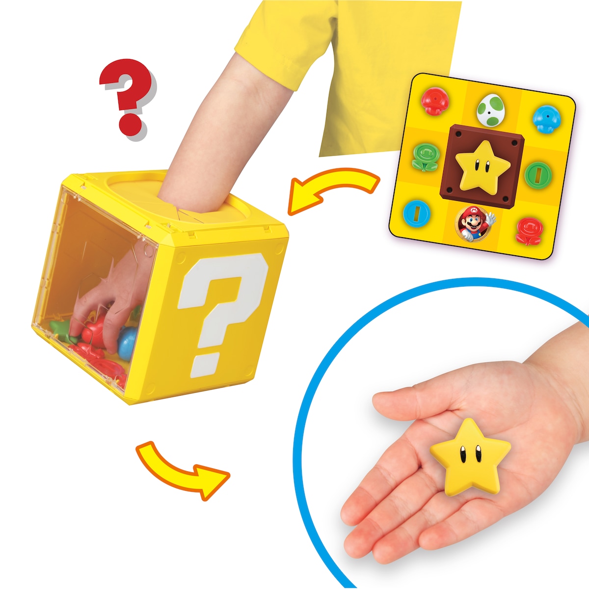 Juego de mesa Super Mario Question Block Game 6