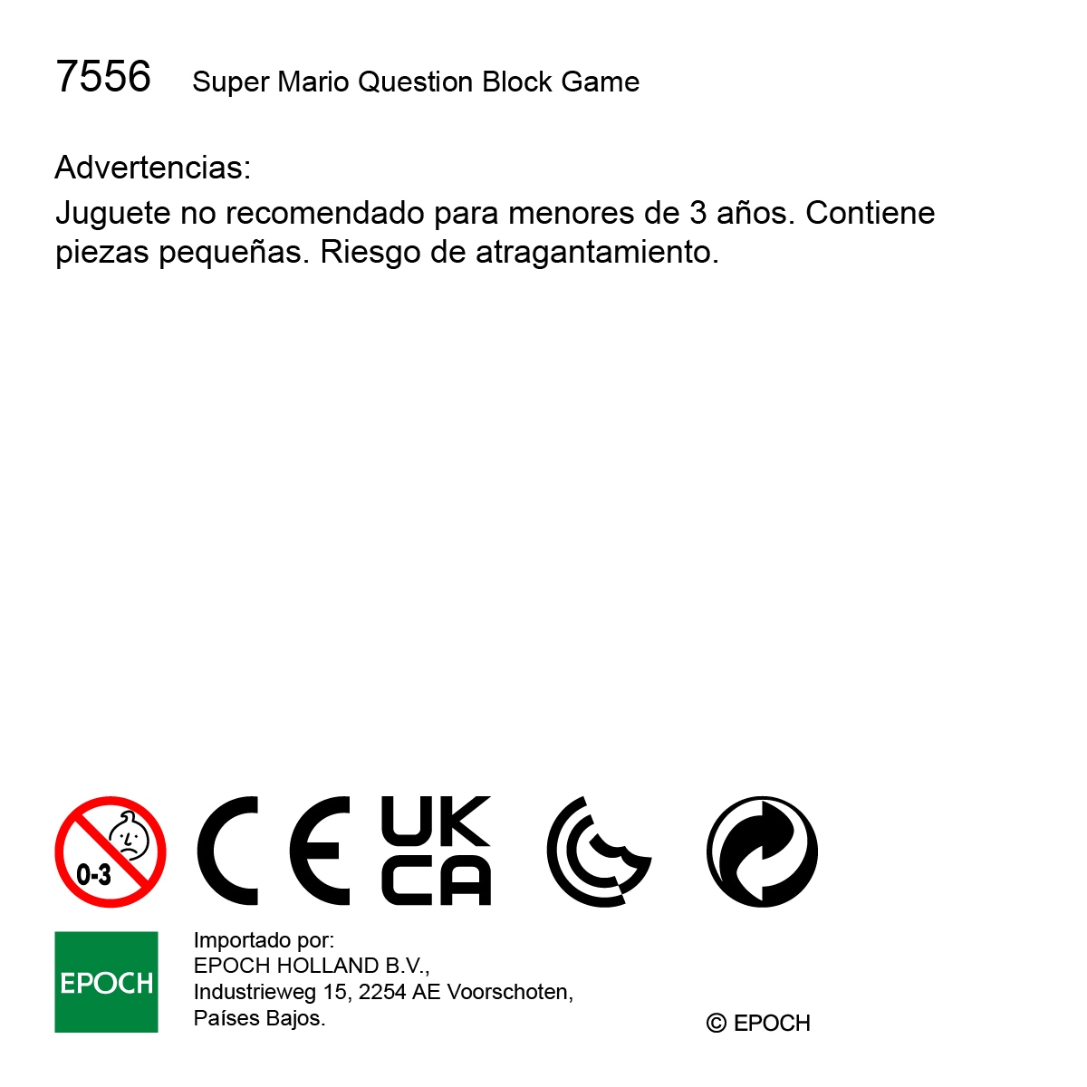 Juego de mesa Super Mario Question Block Game 13