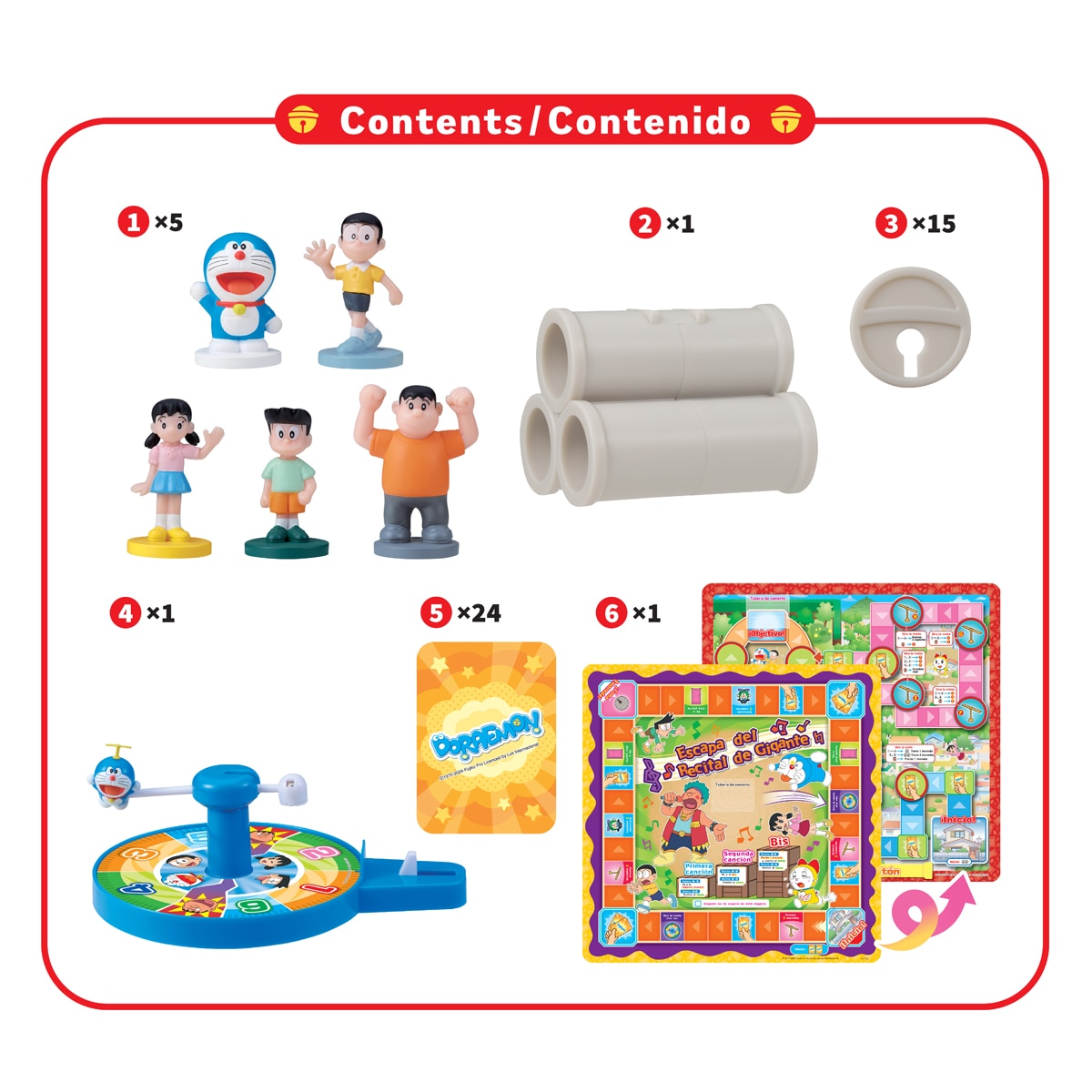 Juego de mesa Doraemon: el juego de Gigante 3